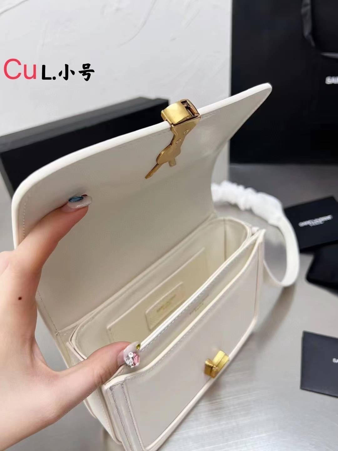 YSL Solferino Leather Shoulder Bag 9" คอลเล็คชั่นน้องโรเซ่ ROSE BP ที่สุดแห่งความคลาสสิก หนังสวยมาก กระเป๋าสะพายรุ่นที่สาวๆ ทุกคนควรมีติดตู้