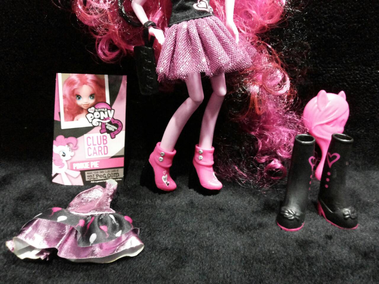 My Little Pony Equestria Girls Pinkie Pie Doll Only@Target Exclusive Version มายลิตเติ้ลโพนี่แท้มือสองสภาพดีมากๆ