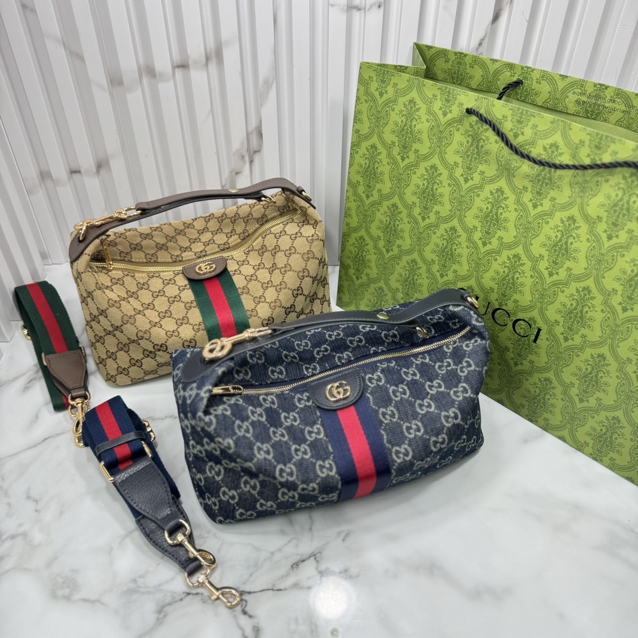 ORI หนังแท้ | GUCCI GG Ophidia Large Shoulder Bag / Gucci Hobo Bag ใหม่ล่าสุด จากเทศกาล Gucci Cruise 2026 กับกระเป๋าถือทรงโฮโบ พร้อมสายสะพาย ยังคงเป็นคอลเลคชั่นตัวเด่น สวยสะบัด! ดีไซน์ทรงยอดฮิตติดกระแสสุดๆ