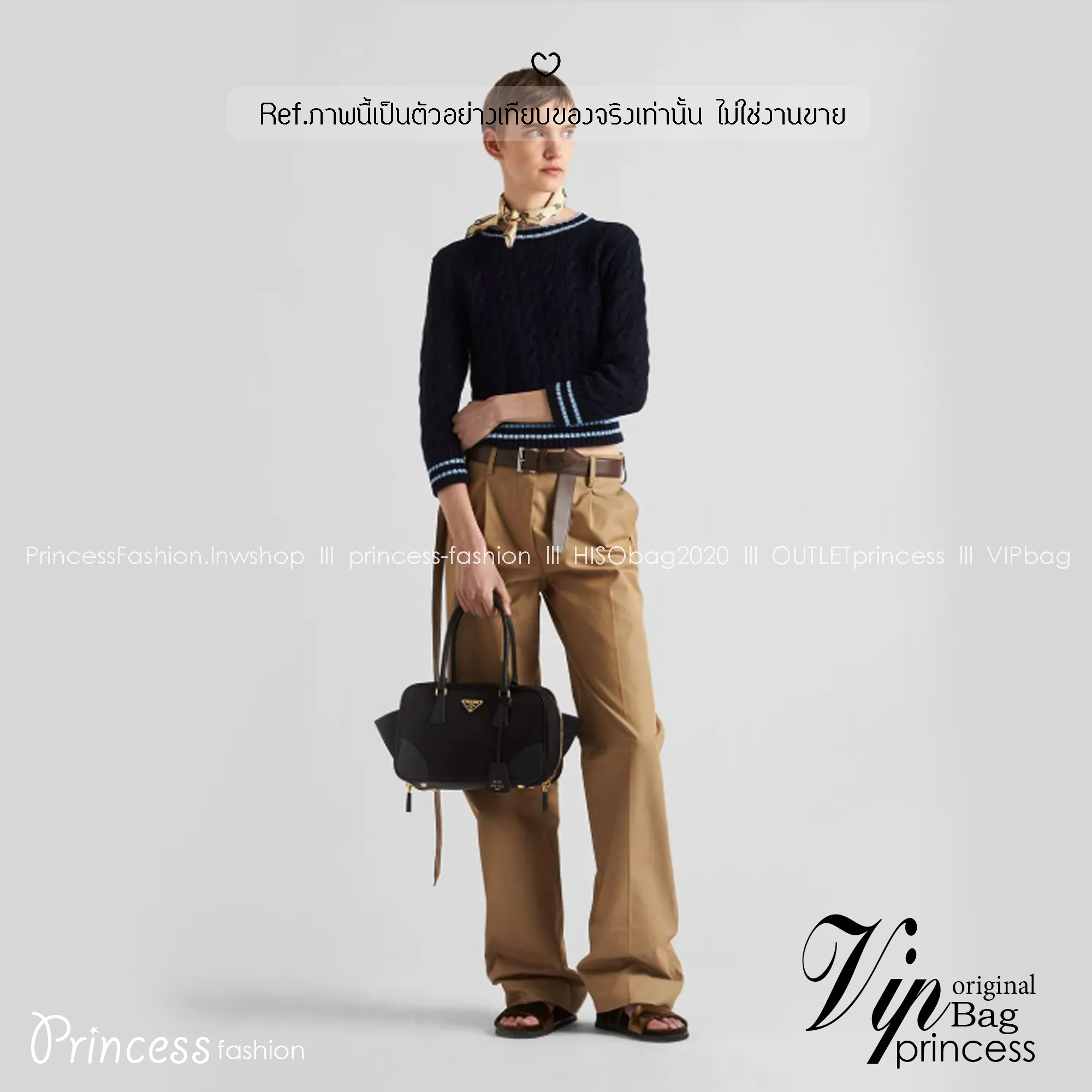 ORI หนังแท้ | Prada Medium Re-Edition 1978 Tote Bag กระเป๋าสะพายใบใหญ่เรียบหรู งานผ้าไนลอนฐานหนัง พร้อมหูจับใช้งานง่าย