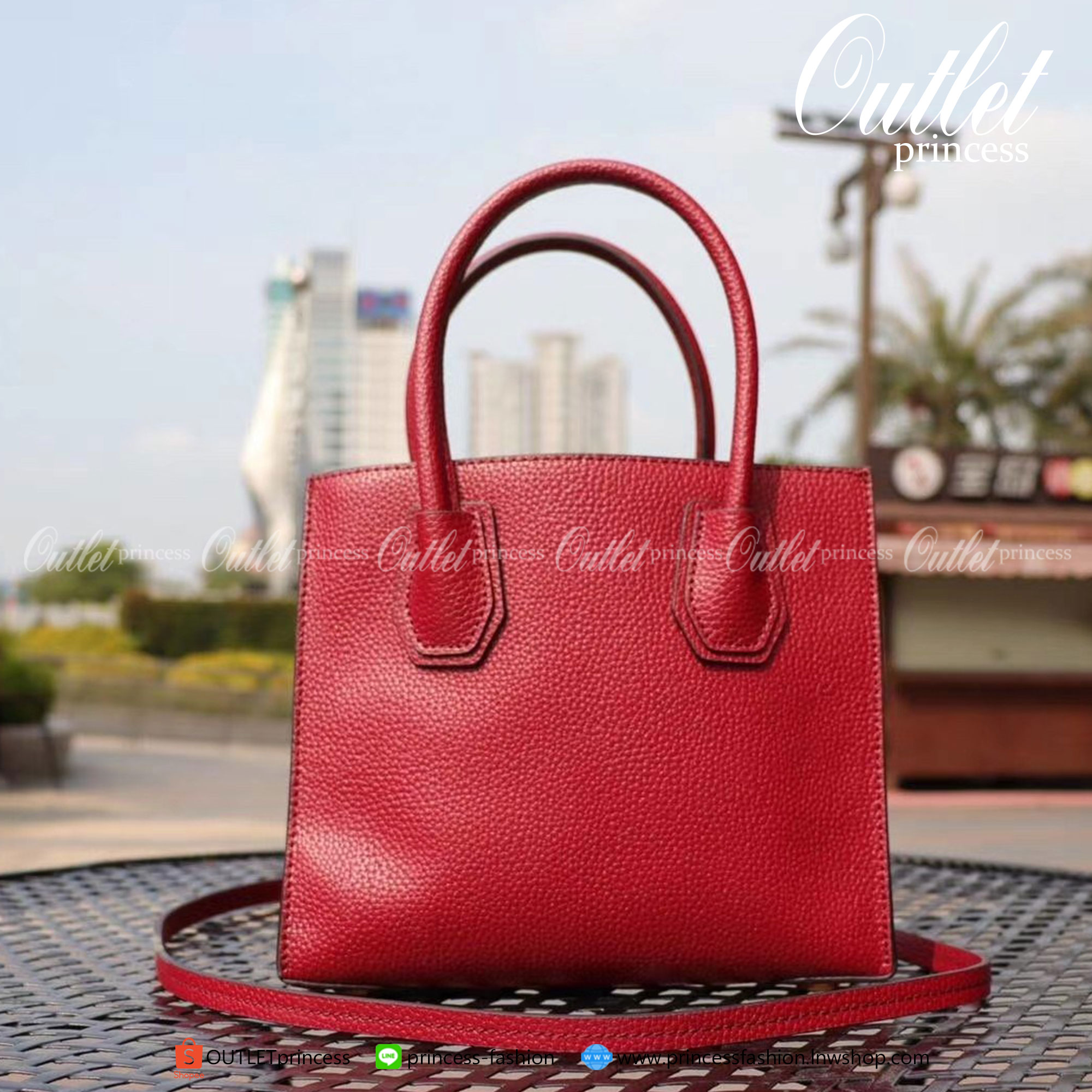 ของแท้ 100% Micheal Kors Genuine Leather Handbag (The Mercer Collection⚡️)