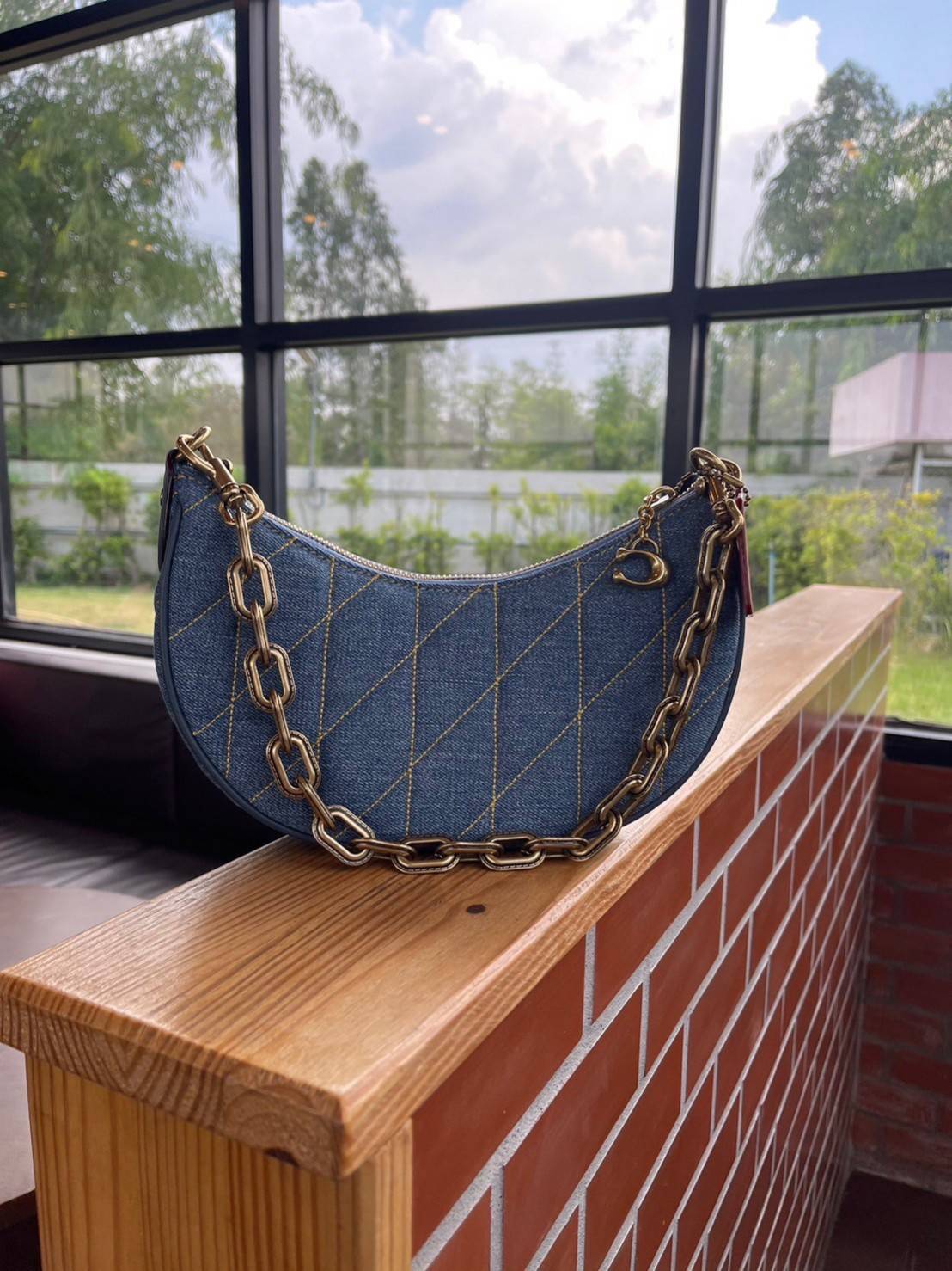 พร้อมส่ง 4 สี COACH CP148 MIRA SHOULDER BAG WITH PILLOW QUILTING กระเป๋าสะพายดีไซน์สวย 🧡 เกรดท็อปออริจินอล 1:1 สลับแท้ เกรดดีสุด ใช้งานต่างประเทศได้