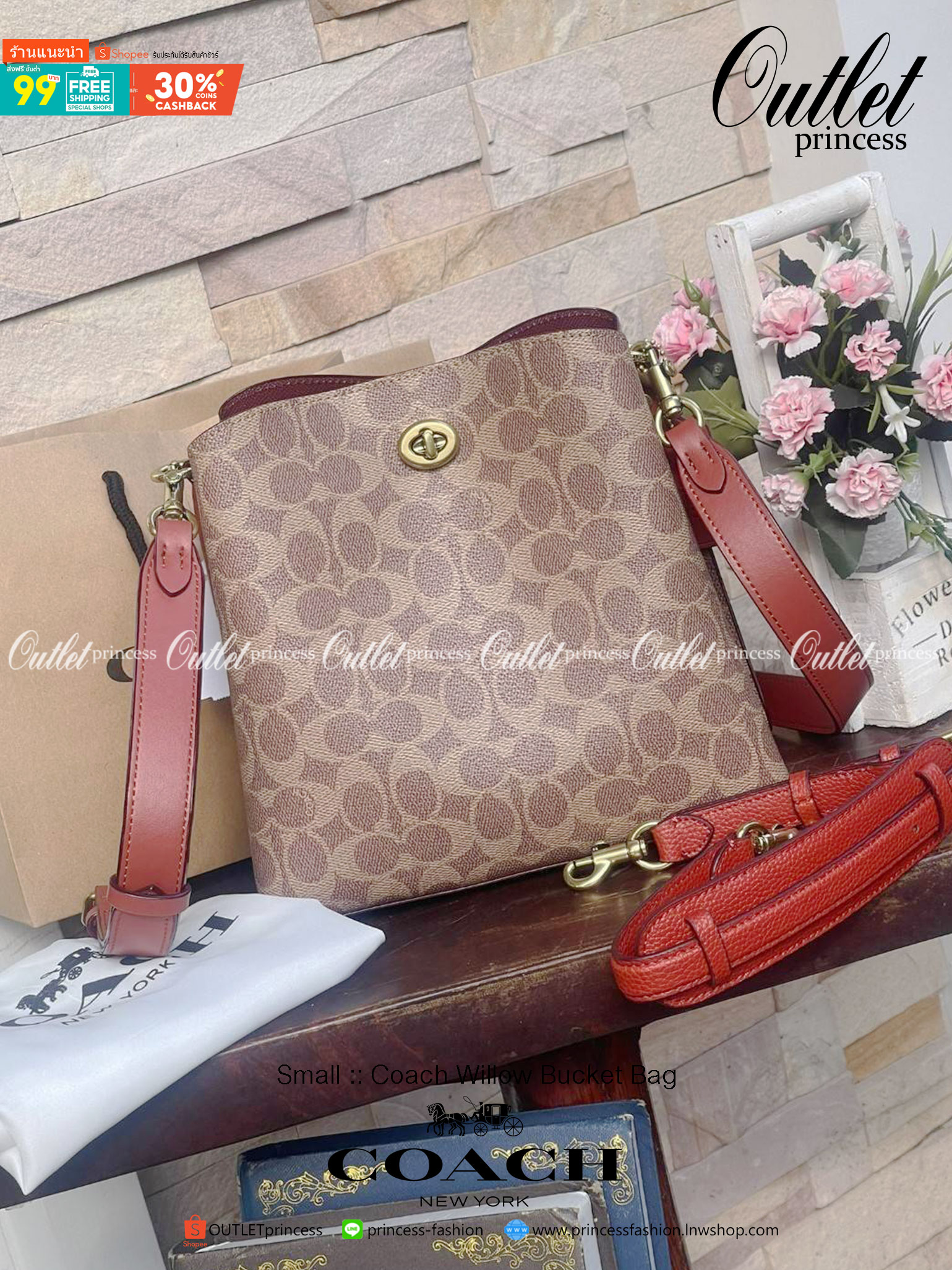 Coach Willow Bucket Bag In Colorblock รุ่นใหม่สุดปัง เป็นกระเป๋าสไตล์ใช้ได้ทุกวัน จุของได้เยอะและน้ำหนักเบา ไซส์กลางใช้หนังลายกรวด มีช่องใส่ของ 2 ช่องและมี 1 ช่องซิปตรงกลางไว้สำหรับใส่ของสำคัญ เปิดปิดแบบ turnlock ถือคล้องแขนหรือสะพายไหล่หรือสะพายข