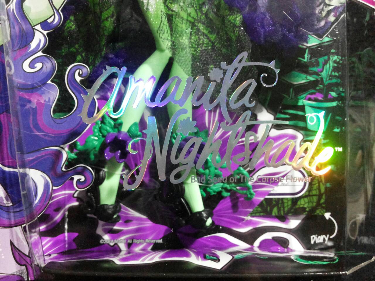 ตุ๊กตา Monster High Amanita Nightshade Doll New Bad Seed of the Corpse Flower ของแท้