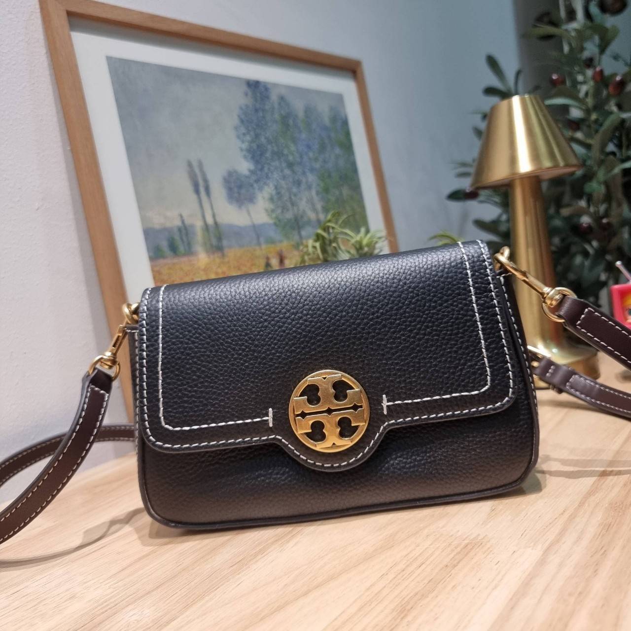 MINI พร้อมส่ง 2 สี TORY BURCH FELIX MINI CROSSBODY BAG กระเป๋าสะพาย เกรดท็อปออริ เกรดดีสุด สลับแท้ 1:1