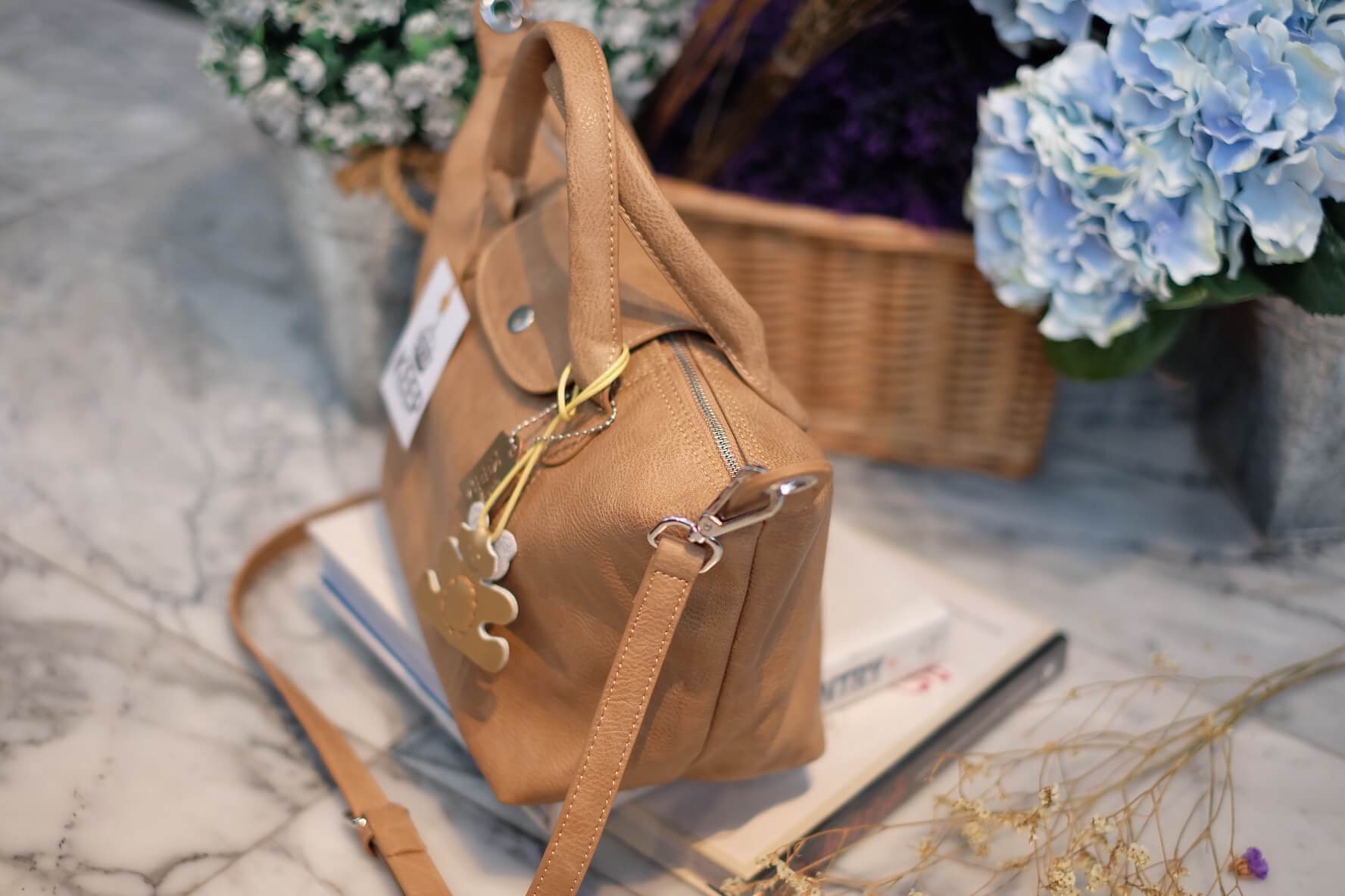 New arrival! KEEP ทรง longchamp รุ่น Duo Sister ตัวกระเป๋าหนังแกะสังเคราะห์ ลายหนังสวยมากๆคะ นิ่ม สุดๆ รุ่นนี้ จะมี 2 ขนาด คือ mini และ basic ไซด์