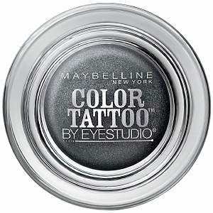 (Pre-order) Maybelline EyeStudio Color Tattoo 24Hr Eyeshadow, Audacious Asphalt 0.14 oz (3.98 g)