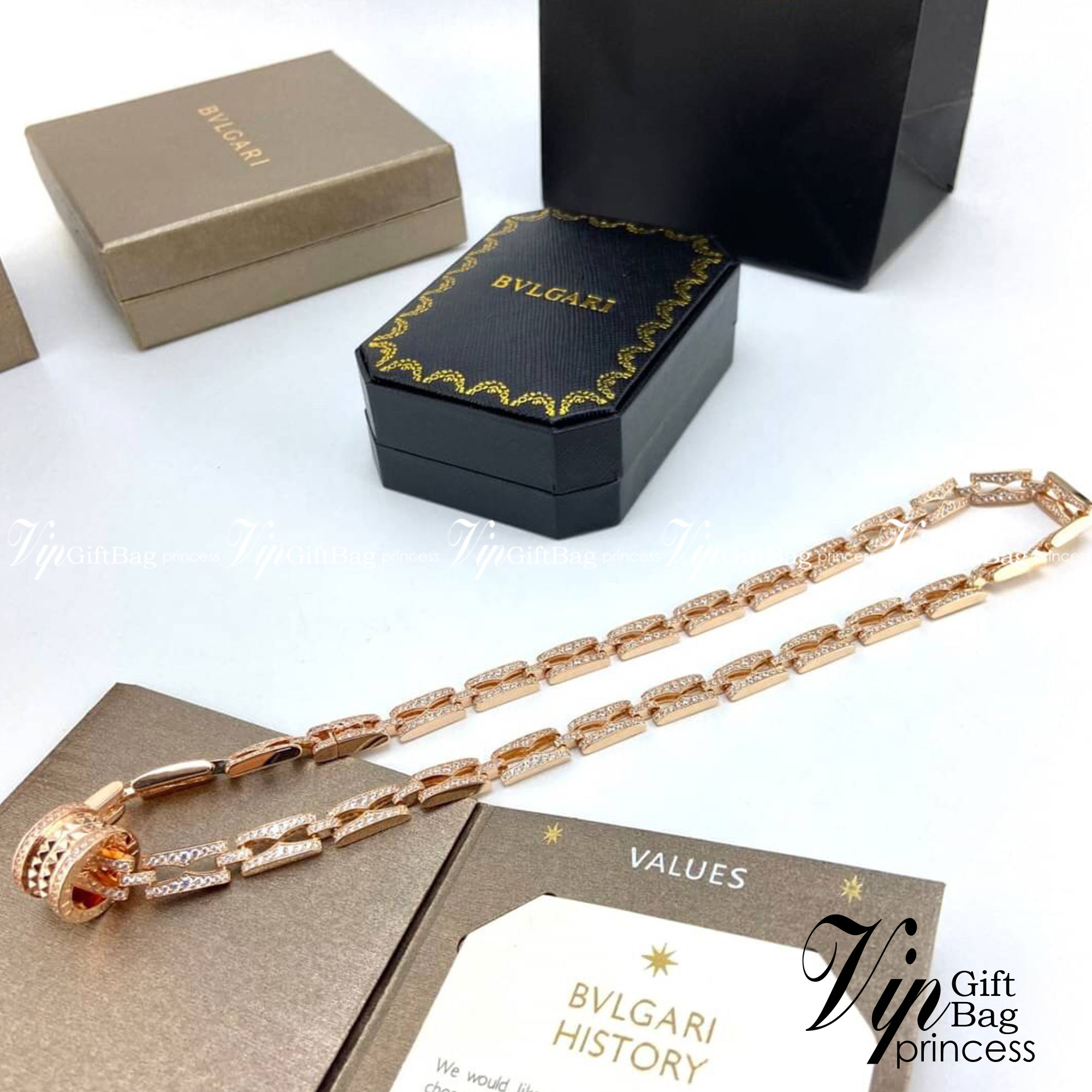 BVLGARI Necklace B.zero1 46cm สร้อยคอบุลการี ภาพสินค้าถ่ายจากงานขายจริง ใช้งานต่างประเทศได้