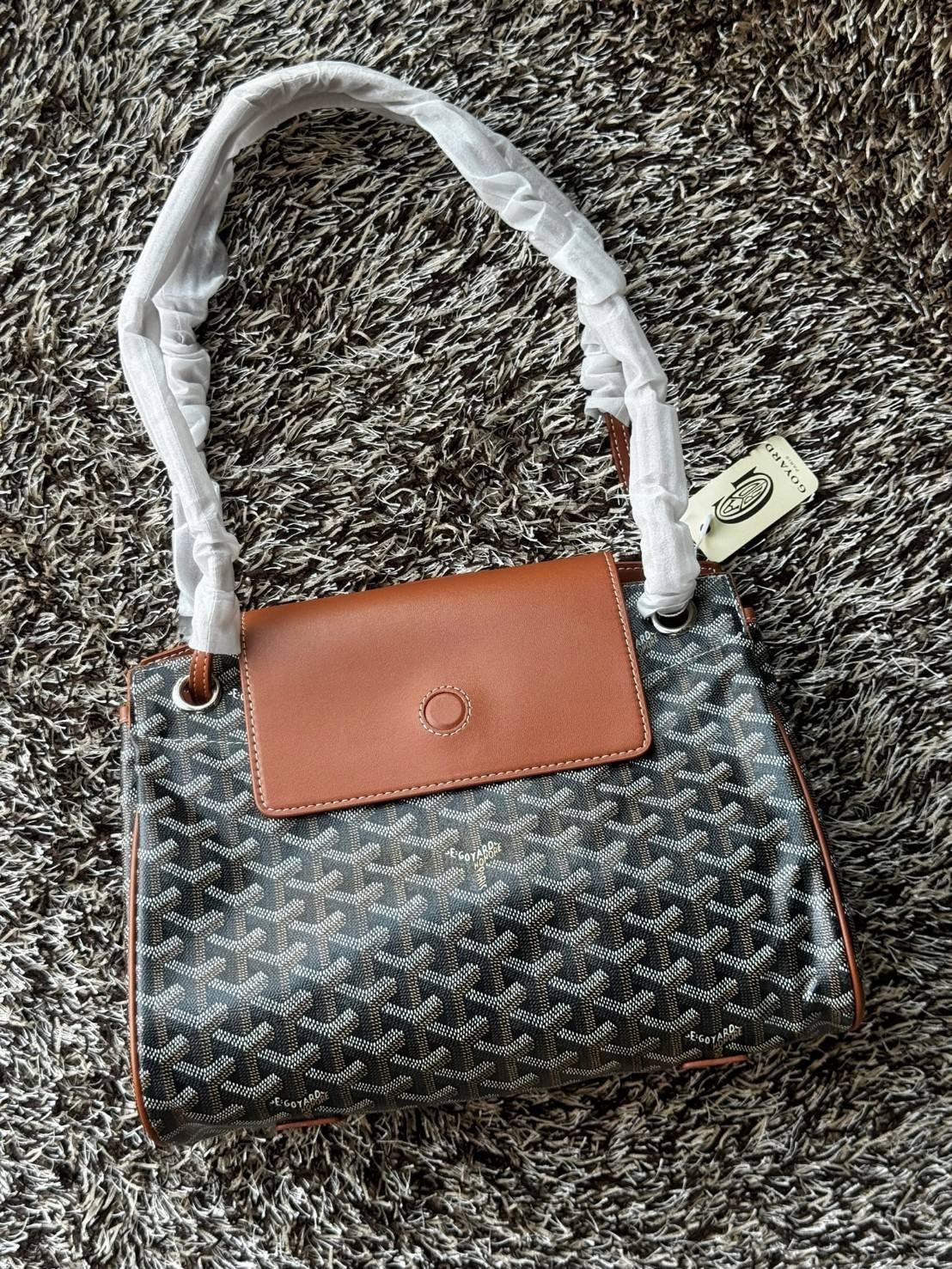 พร้อมส่ง 8 สี GOYARD Rouette Souple Bag 30cm กระเป๋าสะพายแบรนด์หรูสัญชาติฝรั่งเศส 🧡 เกรดออริจินอล 1:1 สลับแท้ ใช้งานต่างประเทศได้