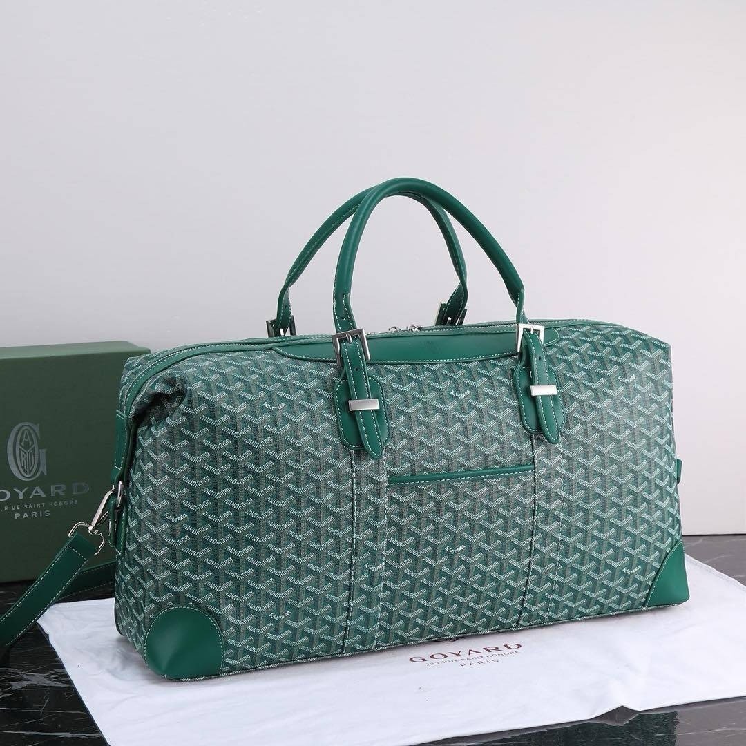 Goyard Keepall bag/ GOYARD Boeing 55 Leather Duffle Bag 55cm กระเป๋าเดินทาง เกรดท็อปออริ สลับแท้ 1:1 เกรดดีสุด ใช้ต่างประเทศได้
