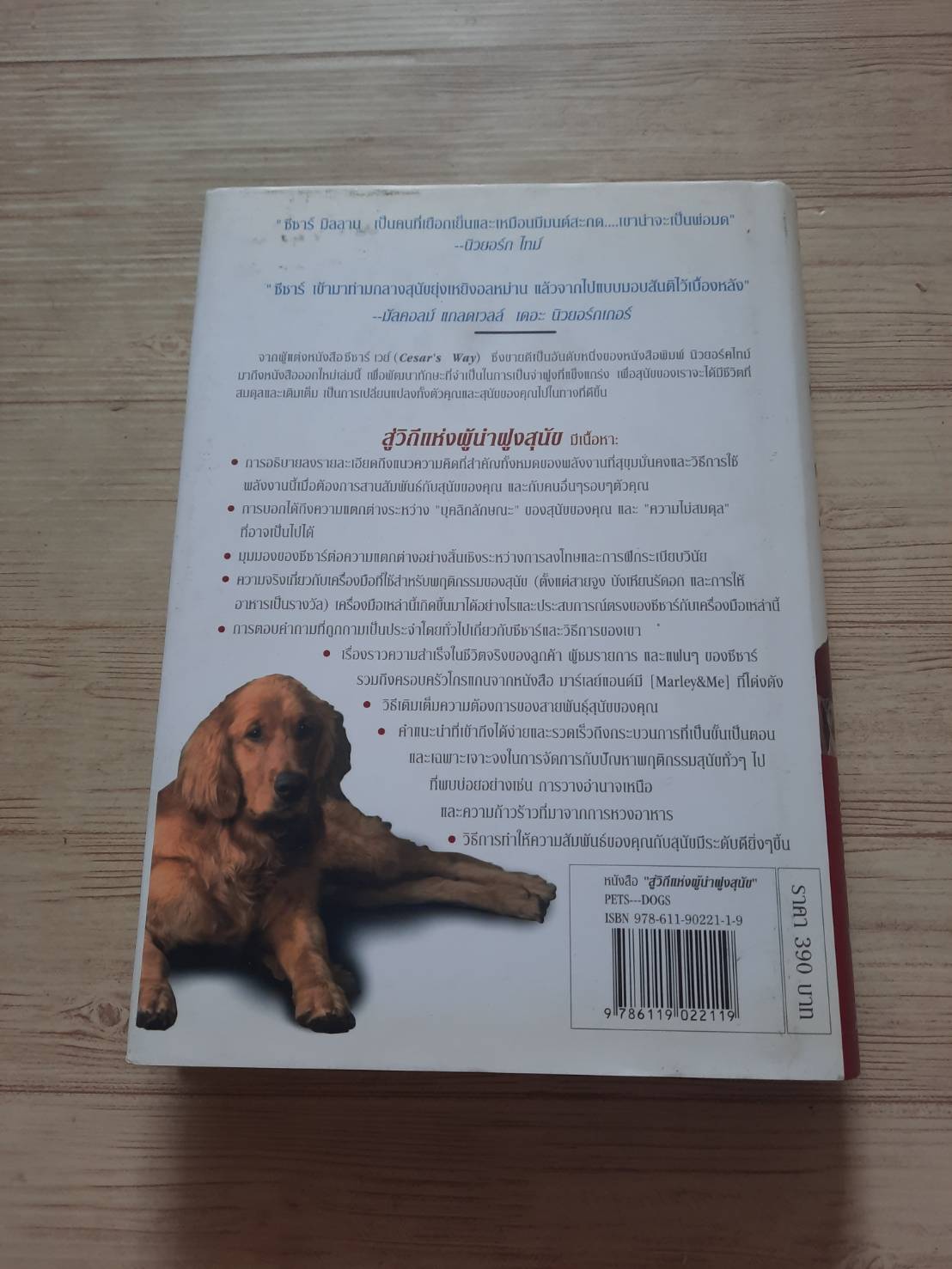 สู่วิถีแห่งผู้นำฝูงสุนัข ซีซาร์ มิลลานและเมลิซซ่า โต เพลเทียร์ เขียน รมย์บุลิน นิมิต แปล***สินค้าหมด***