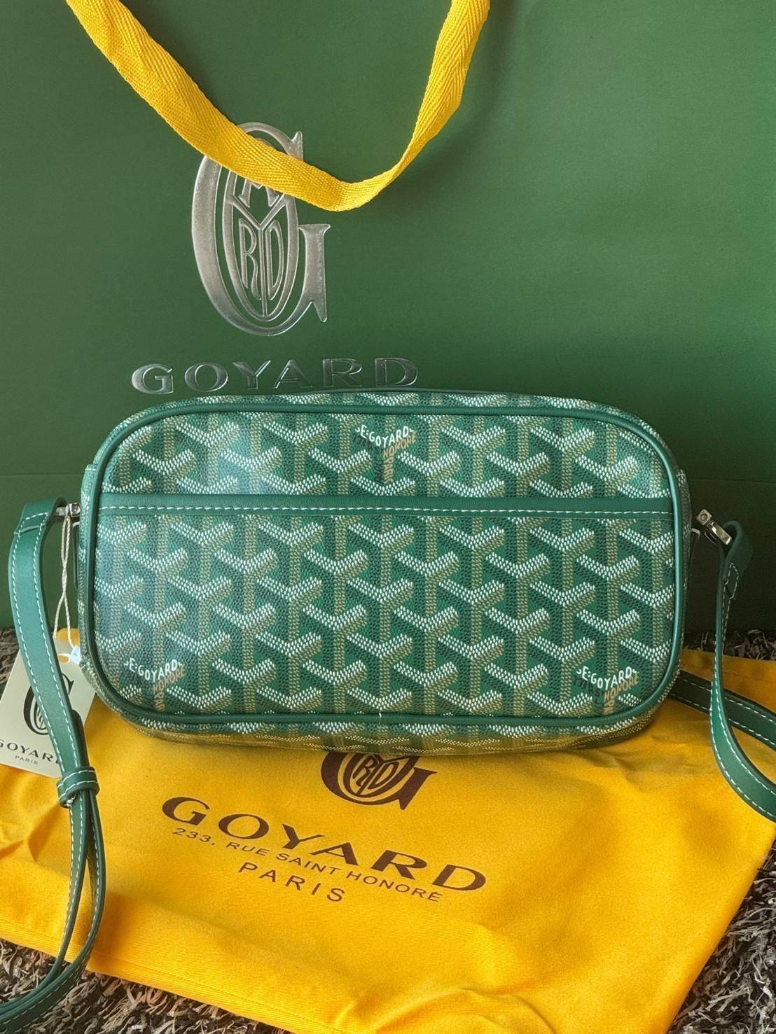 พร้อมส่ง 4 สี Goyard Cap Vert Crossbody Bag กระเป๋าสะพายสัญชาติฝรั่งเศส เกรดออริ สลับแท้ 1:1 ใช้ต่างประเทศได้