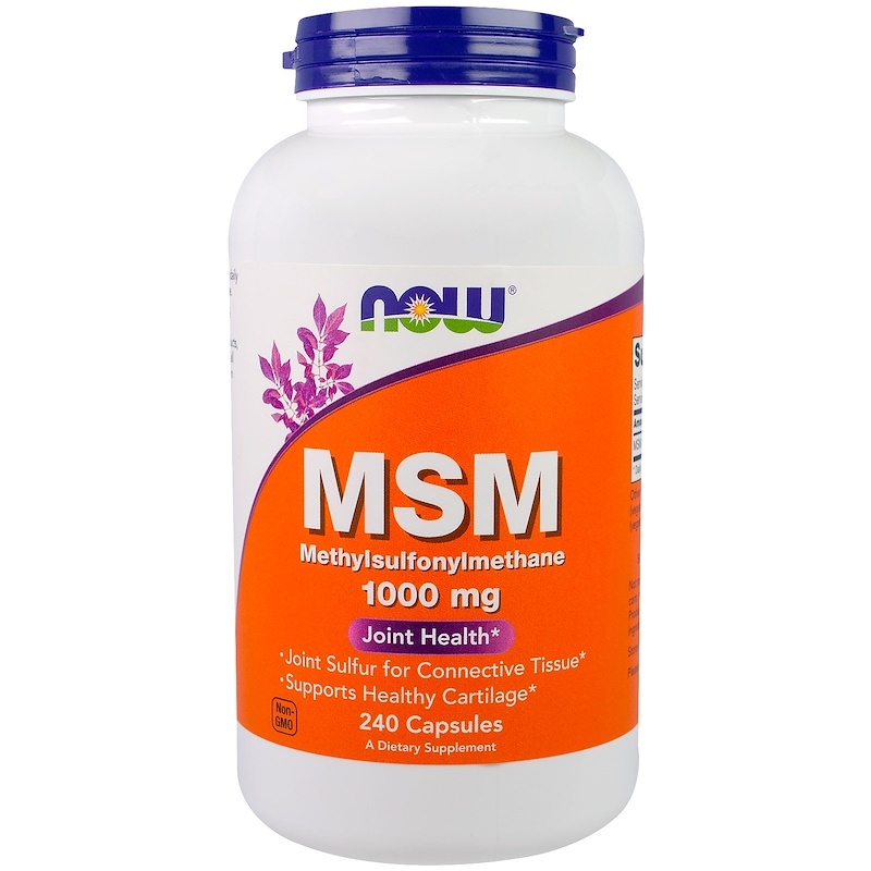 (Pre-order) Now Foods MSM 1000 mg 240 Capsules
