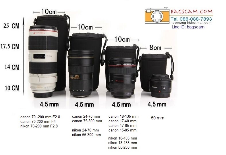 ถุงใส่ lens