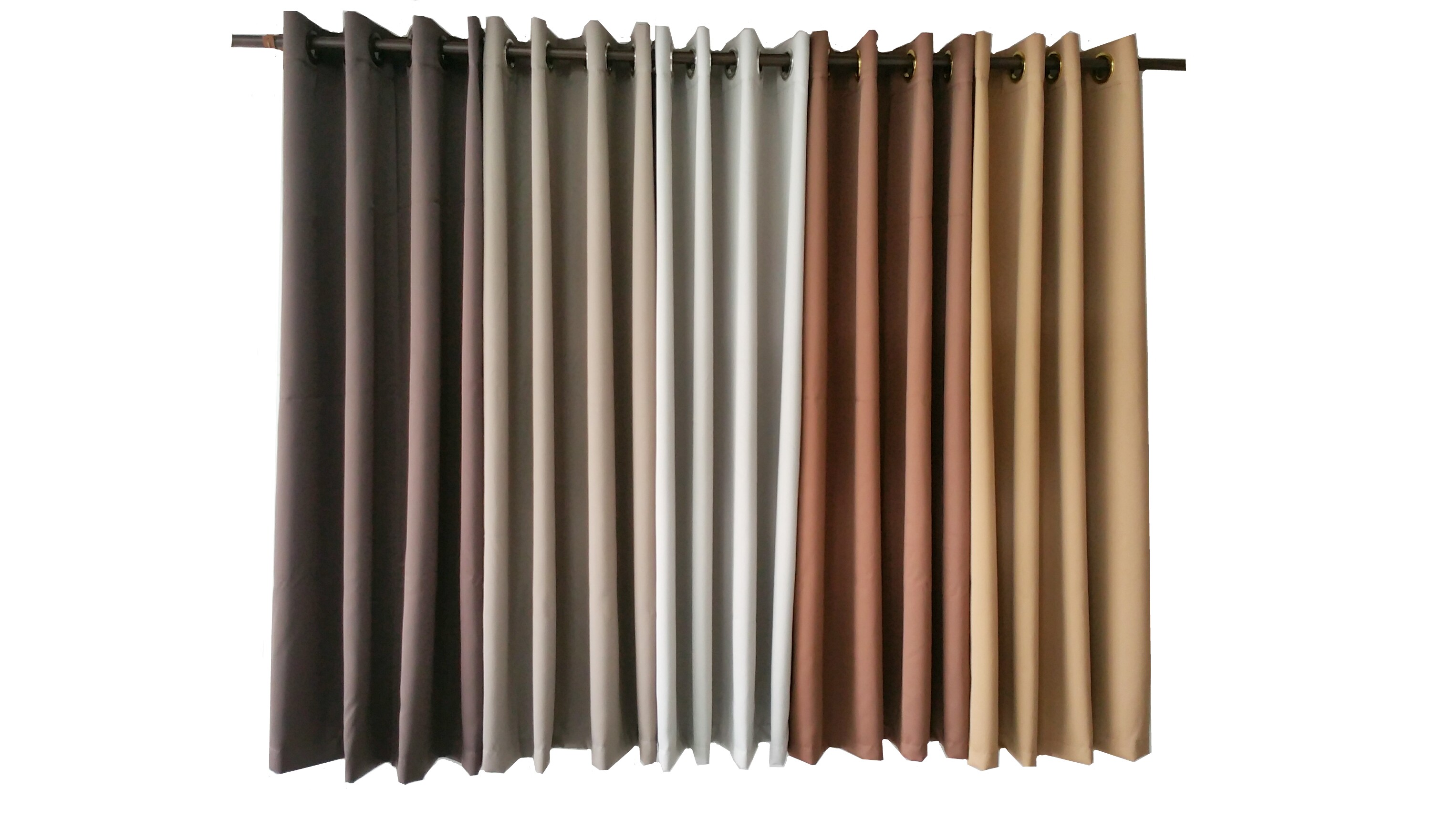 ม่านก.130*ส.180ซม./ผืน รุ่น Modern สีเทาอ่อน no.44