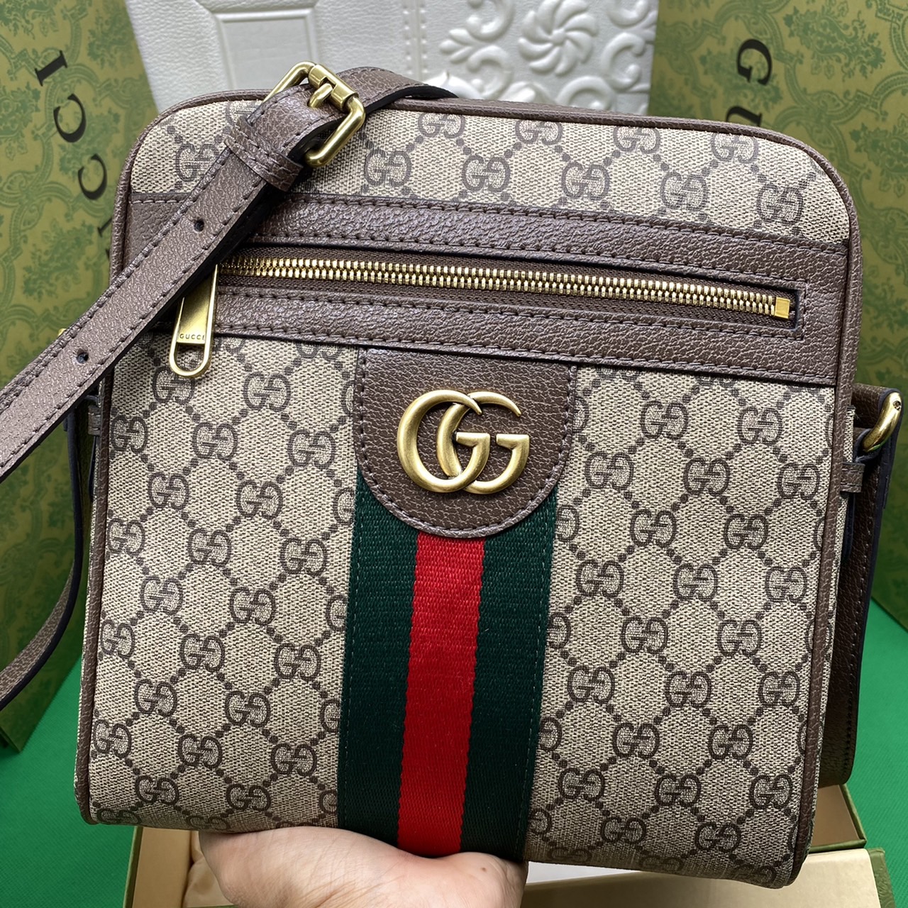 หนังแท้ GUCCI Ophidia GG small messenger bag พร้อมส่งที่ไทย