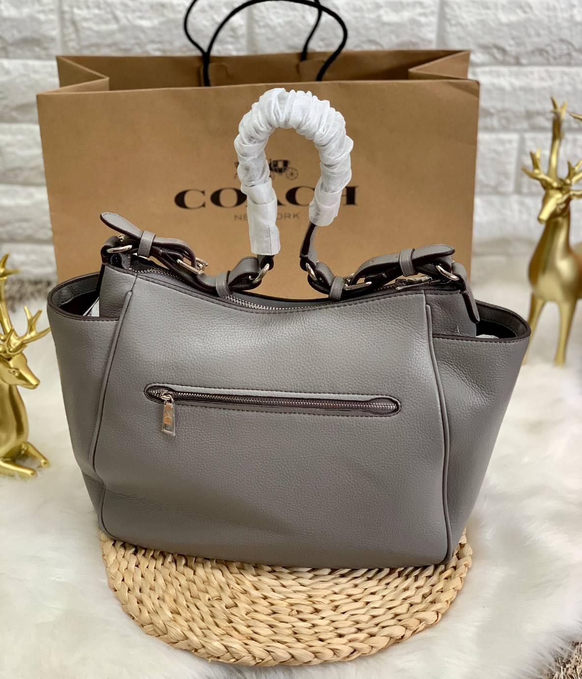 สินค้าออกใหม่ พร้อมคอลเลคชั่นสีใหม่ล่าสุดค่ะ! COACH RORI SHOULDER BAG ((C2855)) พร้อมส่งที่ไทย สวยก่อนใครแน่นอนค่ะ! กระเป๋าสะพายไหล่ หนังแท้ชั้นดีที่สุด หนังนิ่ม ทรงสวย หลงรักแน่นอนค่ะ