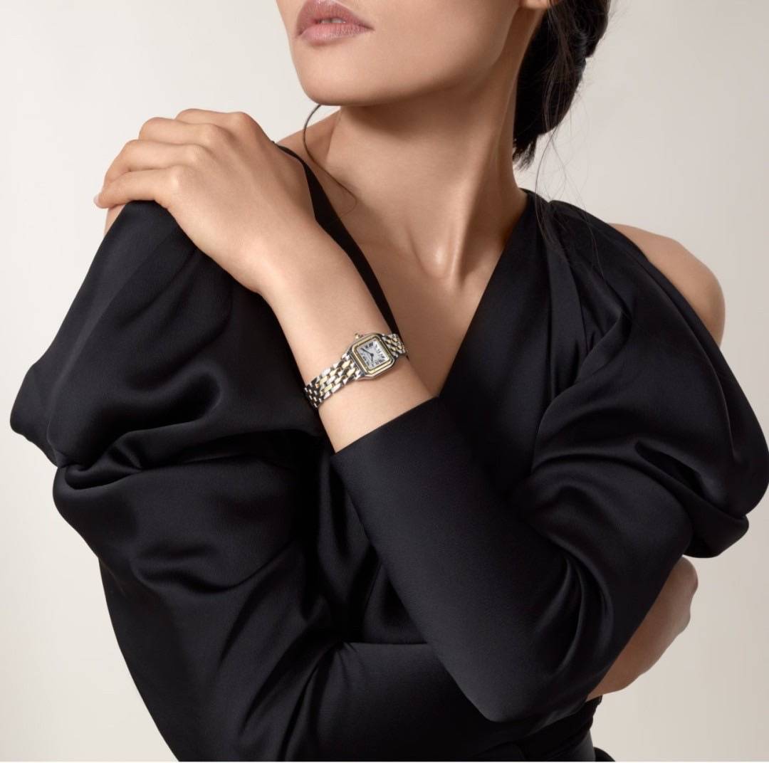 เกรดเทพ Top ORI | นาฬิกาคาเทียร์ New Cartier PANTHERE DE CARTIER WATCH(Ori) เครื่องญี่ปุ่นแท้ 100 % Size 23x30 mm. box set