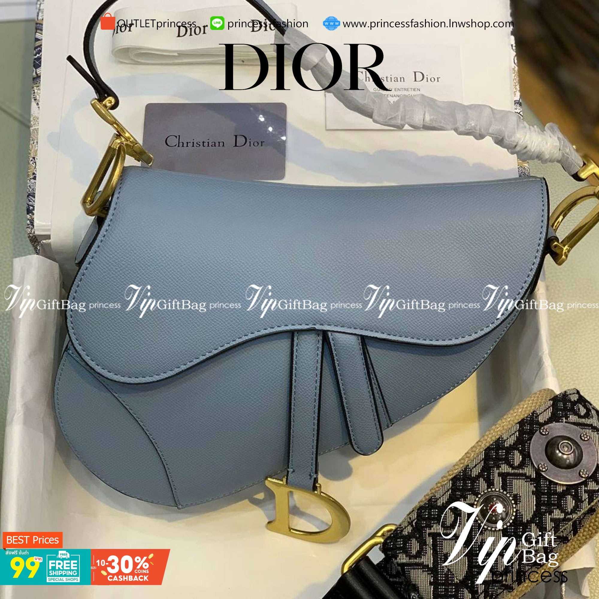 หนังแท้ VIP GIFT CHRISTIAN DIOR Calfskin Saddle Bag สีพื้นหนังเรียบหรู ดูดี ก็ต้องไอเท็มนี้ไม่อยากให้พลาด!! สะพายหนังสุดคลาสสิก สวยหรูดูแพงมากๆ สวยเลิศ ใบจริงน่าใช้เกินเบอร์มากจริงๆ งานเลิศๆในราคาสุดคุ้มสาวๆ must have จ้า!! ภาพถ่ายจากสินค้าจริง! สวยมาก พร