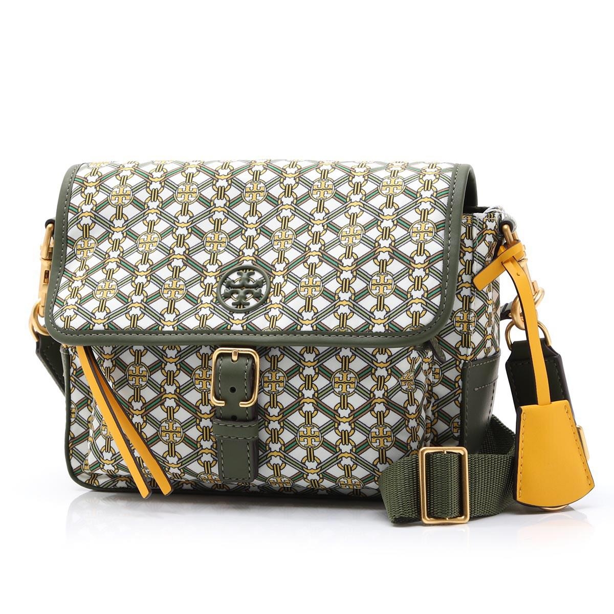 ของแท้ 💯% Tory Burch Piper Printed Crossbody 74656 กระเป๋าถือ สะพายข้างหรือ Crossbody ได้ ด้านในโล่งมี1ช่องซิป และ1ช่องใส่ของจุกจิก ซับในผ้าสวยหรู มีช่องซิปใส่ของด้านนอก