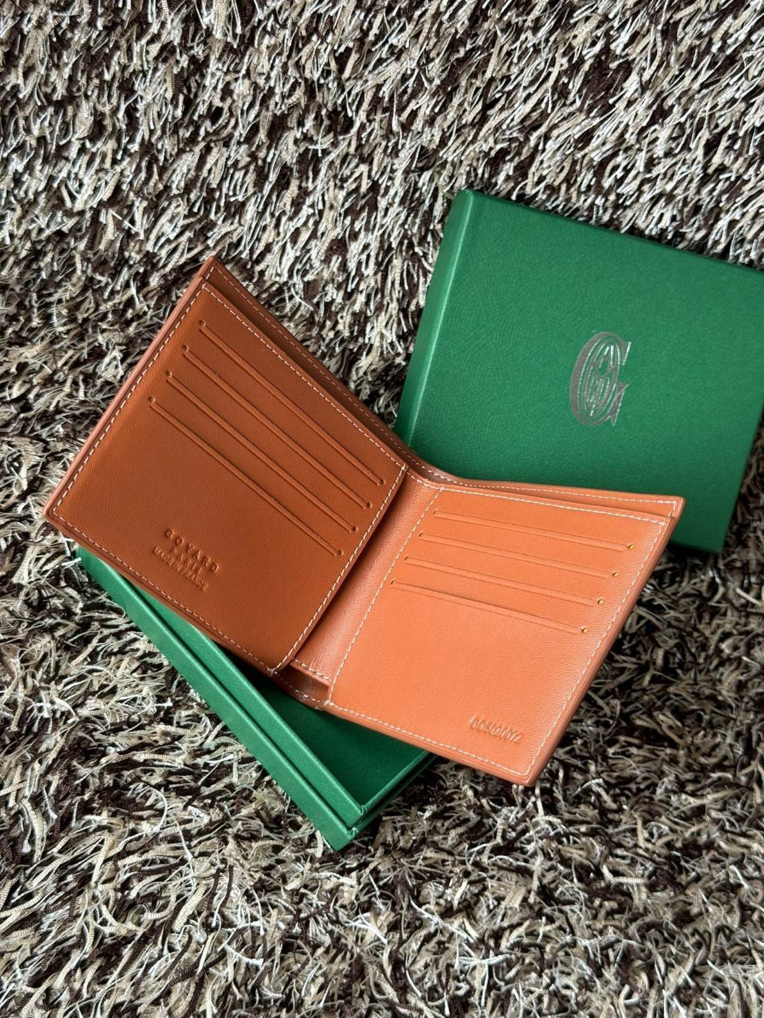 Goyard Wallet Men / Goyard Victoire Wallet กระเป๋าสตางค์ขนาดกะทัดรัดและเหมาะสําหรับการจัดสำหรับการ์ดและธนบัตร ลวดลายสุดคลาสสิค