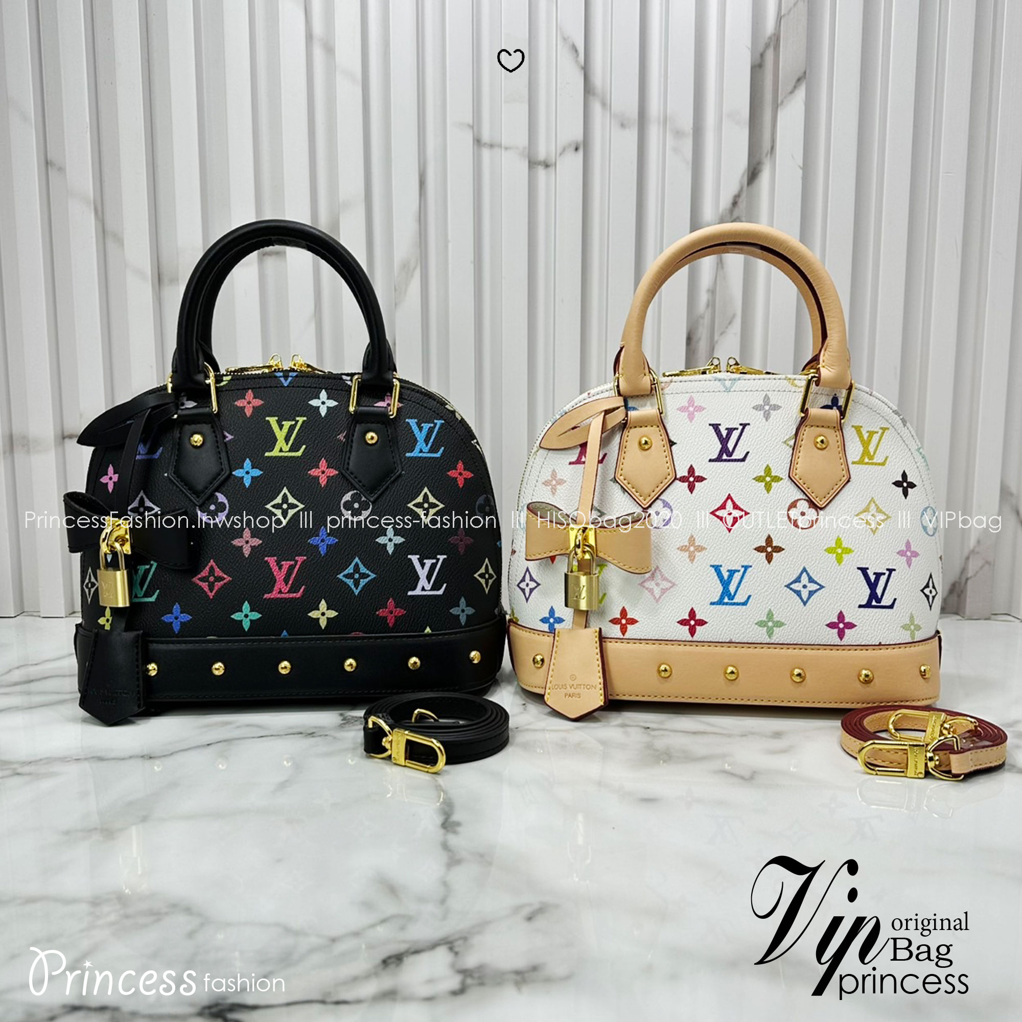 ORI หนังแท้ | LV x TM Alma BB Multicolored Monogram Keybell กระเป๋าสะพายทรงอัลม่าที่ใครเห็นต้องเป็นหลงรัก คอลใหม่ดีไซน์เฉดสีสันสดใส