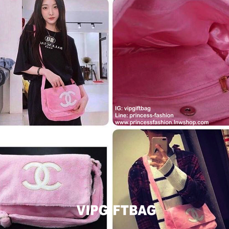 VIP Gift Premium Gift พรีเมี่ยมกิ๊ฟ แท้💯กระเป๋า Chanel Vintage precision Messenger bag โลโก้แบรนด์หนังแก้ว น้ำหนักเบา เปิดปิดด้วยฝาปิดกระดุมแม่เหล็ก