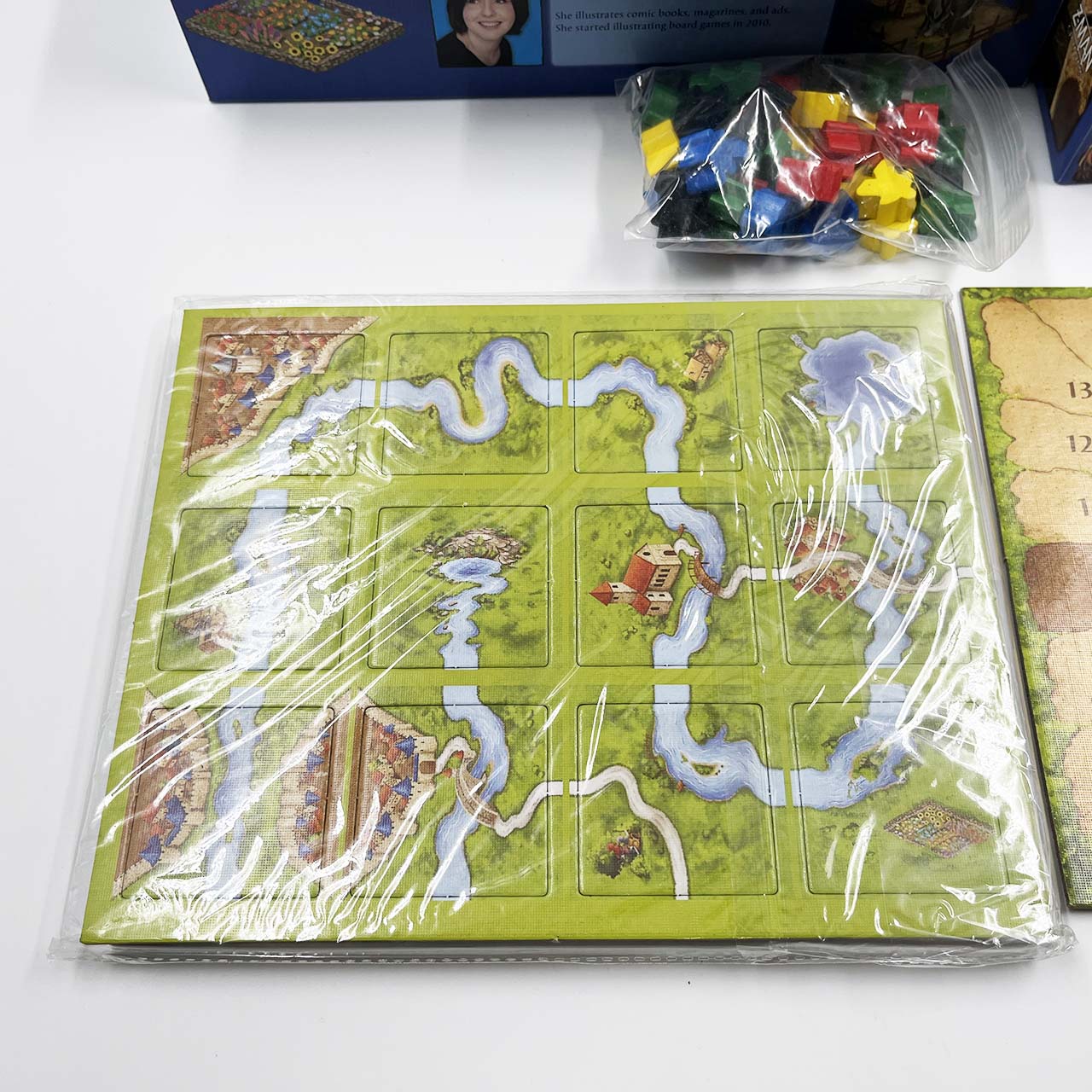 บอร์ดเกม Carcassone Z-Man(คาร์คาซอน แซดแมน) ตัวเสริมครบชุดพร้อมเล่น ตัวเกมภาษาอังกฤษและคู่มือภาษาอังกฤษ