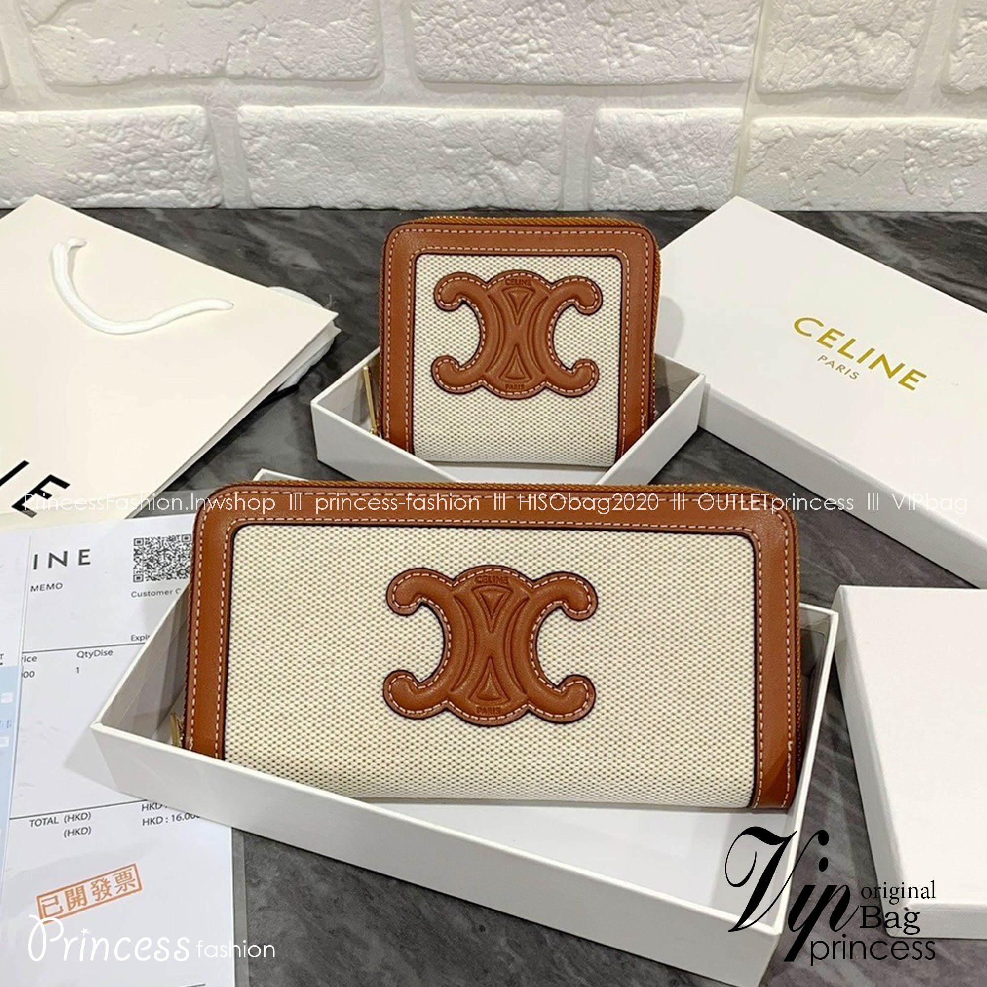 CELINE SHORT WALLET / CELINE LONG WALLET กระเป๋าสตางค์ซีลีน แบบสั้นและยาว พร้อมส่ง!! สวยหรูอยู่ทรงมีโลโก้ด้านหน้าภายในมีช่องแบ่งหลายช่อง มีช่องใส่บัตรหลายช่อง ไอเท็มแนะนำในราคาสุดคุ้ม นาทีนี้ห้ามพลาดค่ะ!