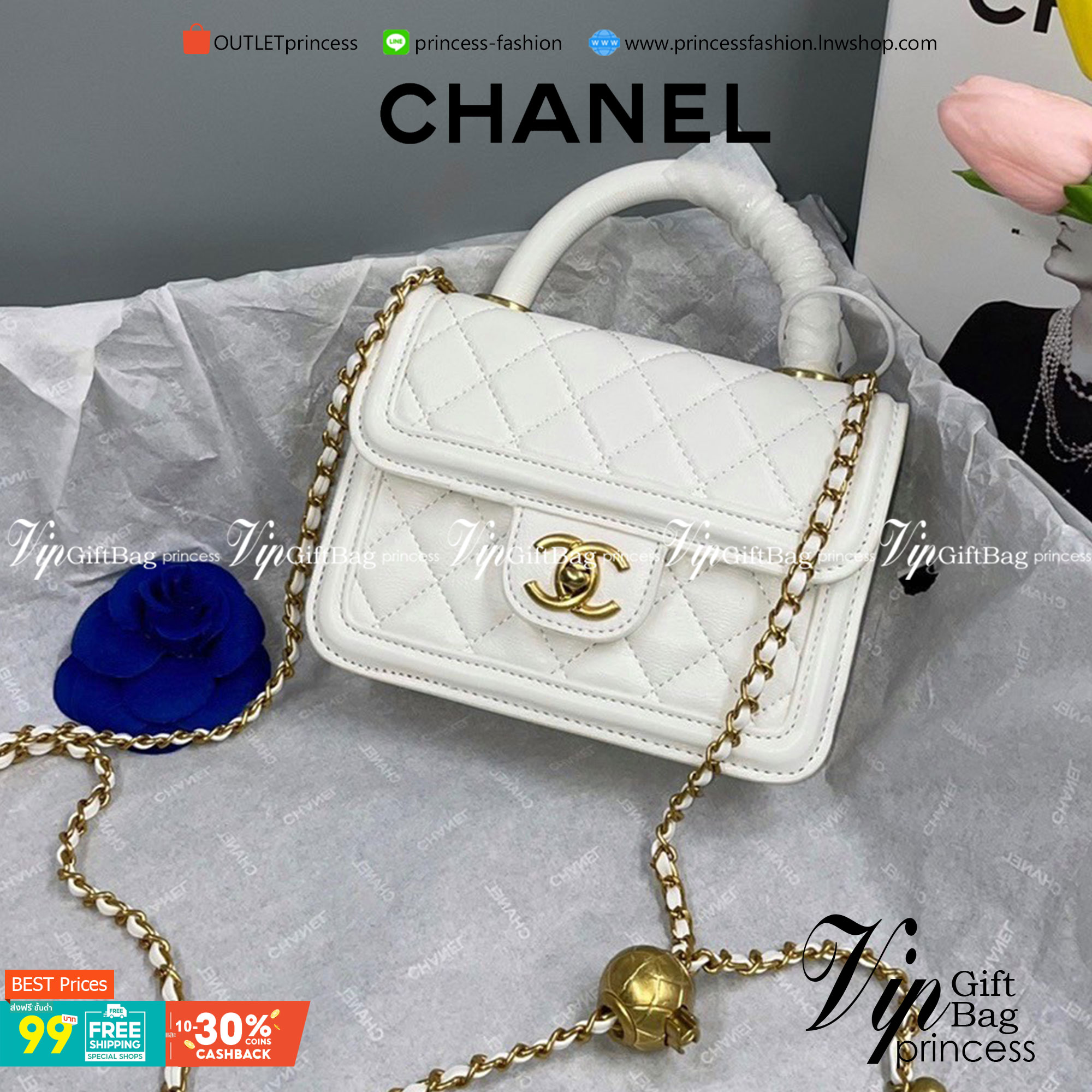 VIP 】CHANEL COCO VINTAGE ดีไซน์ยอดนิยมหนังสวยอยู่ทรงดูแลรักษาง่าย งานอะไหล่ทอง หรูหรามากค่ะ หูจับถนัดมือมาพร้อมสายสะพายยาว สะพายไหล่ CROSSBODY ก็ดูดี สินค้ามาพร้อมถุงผ้าและกล่องแบรนด์ Original Package พร้อมส่งที่ไทยราคาสุดคุ้มห้ามพลาด!