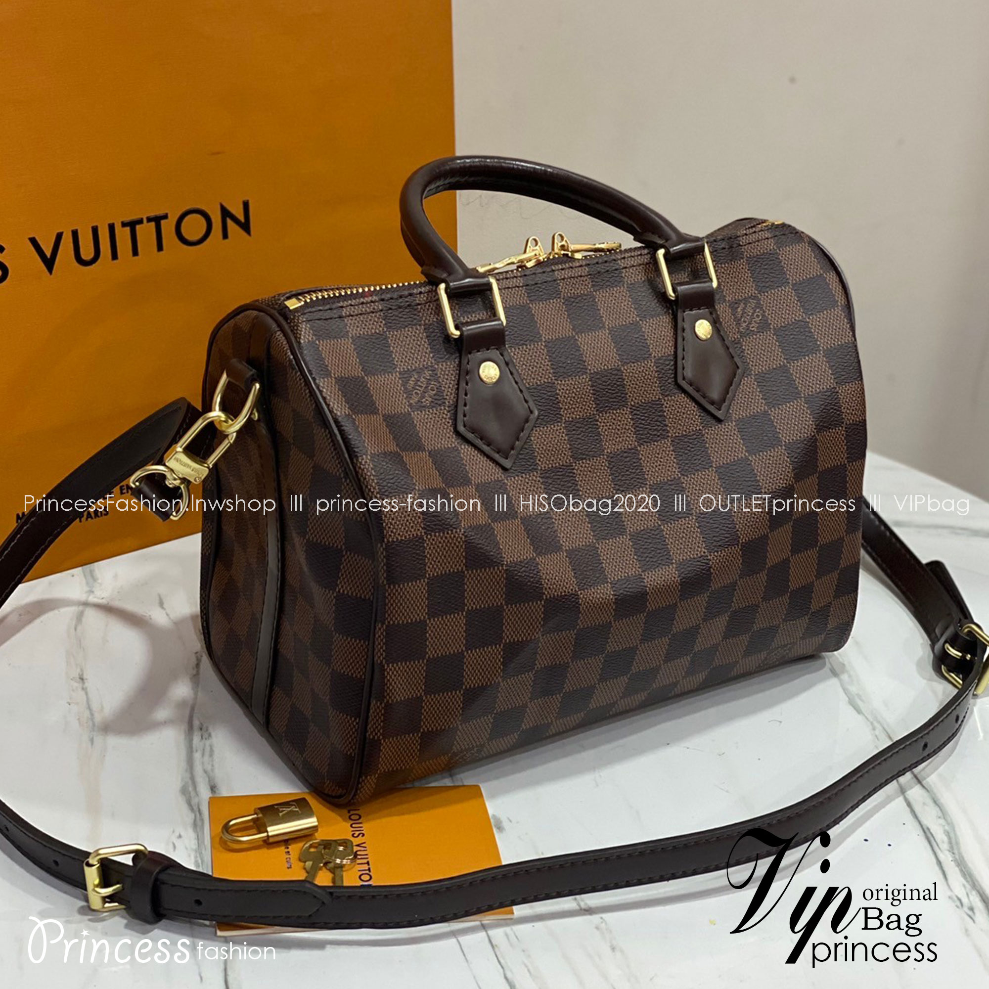 LV Speedy 25 DAMIER / MONOGRAM กระเป๋าทรงหมอน รุ่นท็อปฮิต เกรดออริ ใช้ต่างประเทศได้ ด้วยรูปทรงสวยตลอดกาล ใช้ได้กับทุกลุค ทุกโอกาส ภายในโล่งกว้างมาก ใส่ของสำคัญได้ครบแน่นอนจ้า