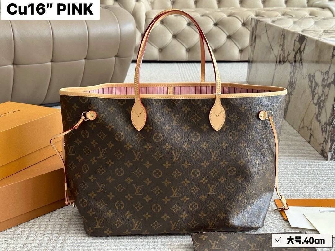 พร้อมส่ง 4 สี | LV Neverfull GM bag กระเป๋าสะพายทรโท้ทใบใหญ่ จุได้แบบไม่จำกัด ไซส์หายากไซส์ตามหา ใหญ่จริงแบบจุใจ มาพร้อมใบลูก สะพายไปเที่ยวต่างจังหวัดคือดีงามมากจ้า