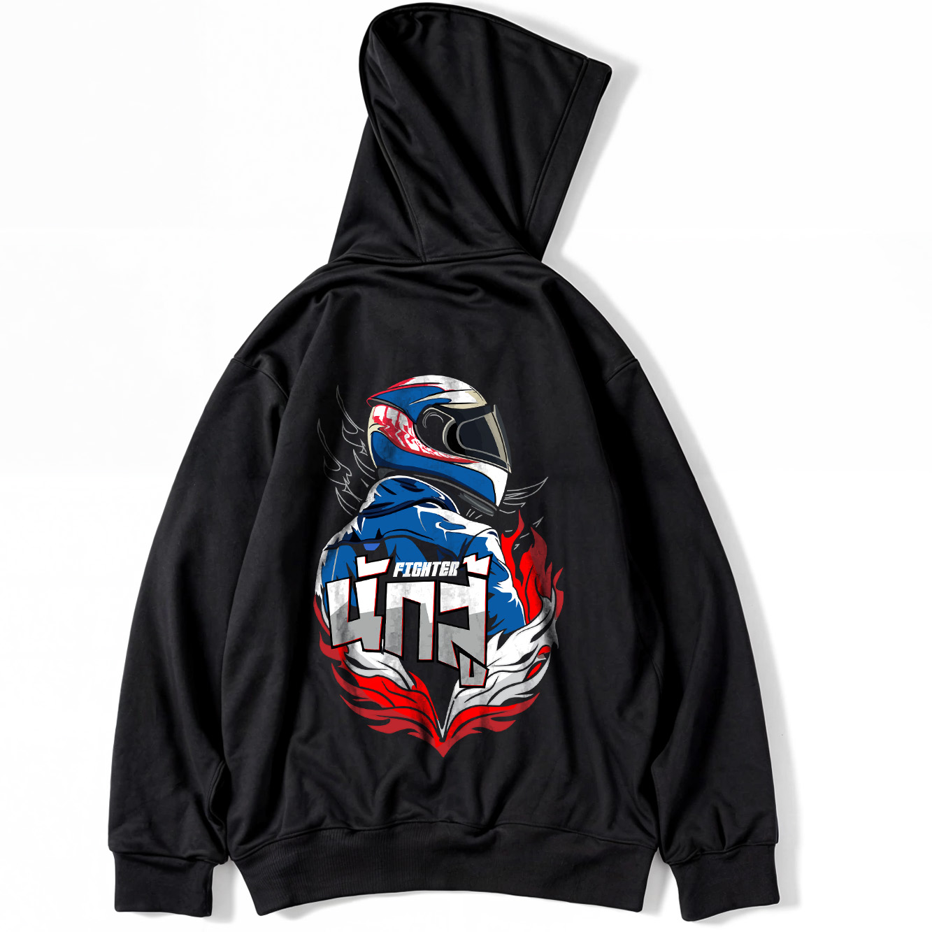 เสื้อฮูดนักสู้2 fighter ผ้าสำลี นุ่ม