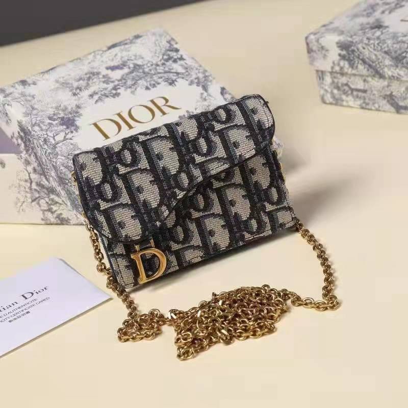 ORI Dior Saddle Nano Pouch / Dior Oblique Jacquard พร้อมส่งที่ไทย ภาพสินค้าถ่ายจากงานขายจริง ใช้งานต่างประเทศได้