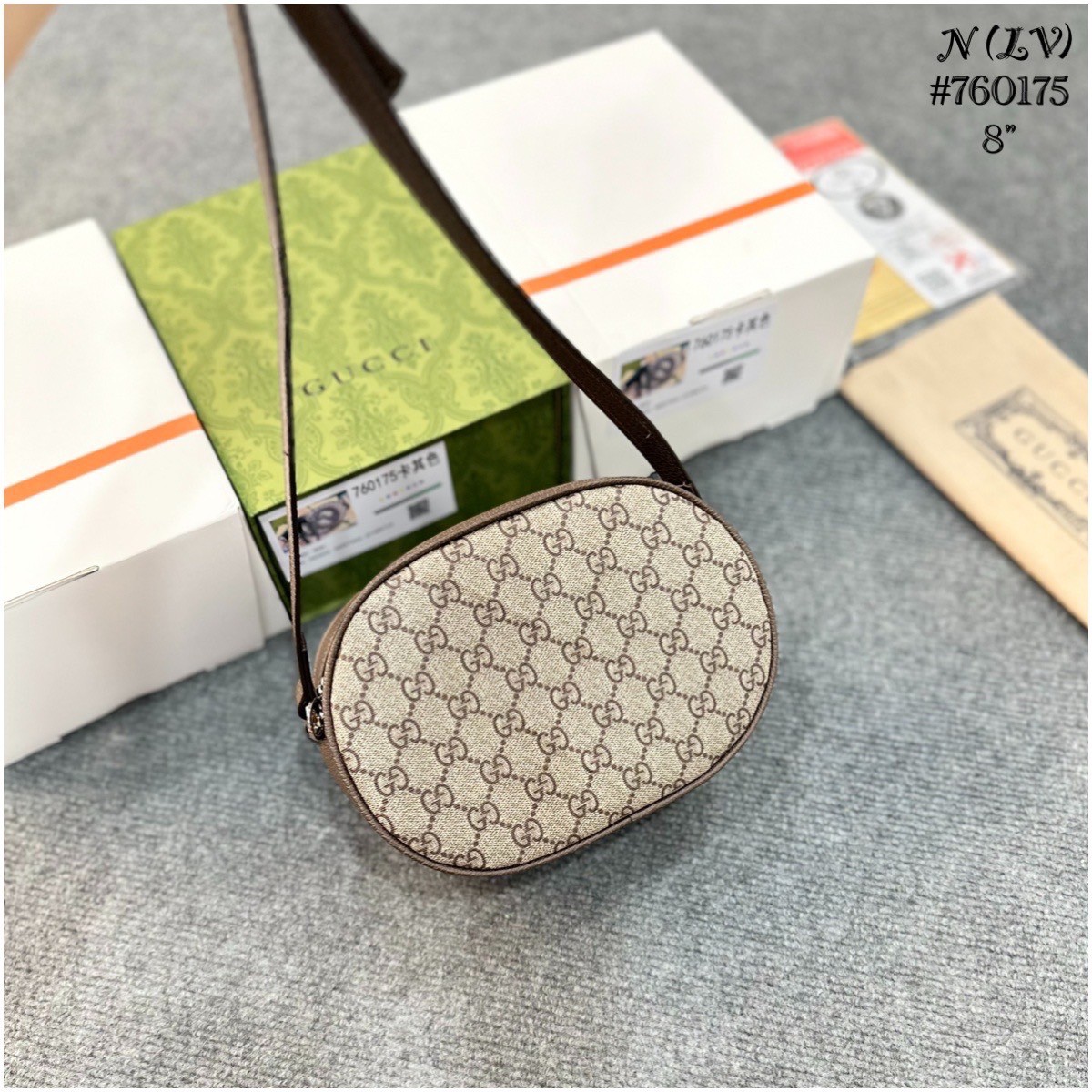 Gucci Ophidia GG Mini Round Shoulder Bag / GUCCI BAG พร้อมส่ง 2 สี กระเป๋าสะพายทรงกลมรีคลาสสิค สวยอยู่ทรง โดดเด่นด้วยโลโก้จั้มโบ้ด้านหน้า ภายในเป็นช่องโล่ง จุได้แบบกำลังดี