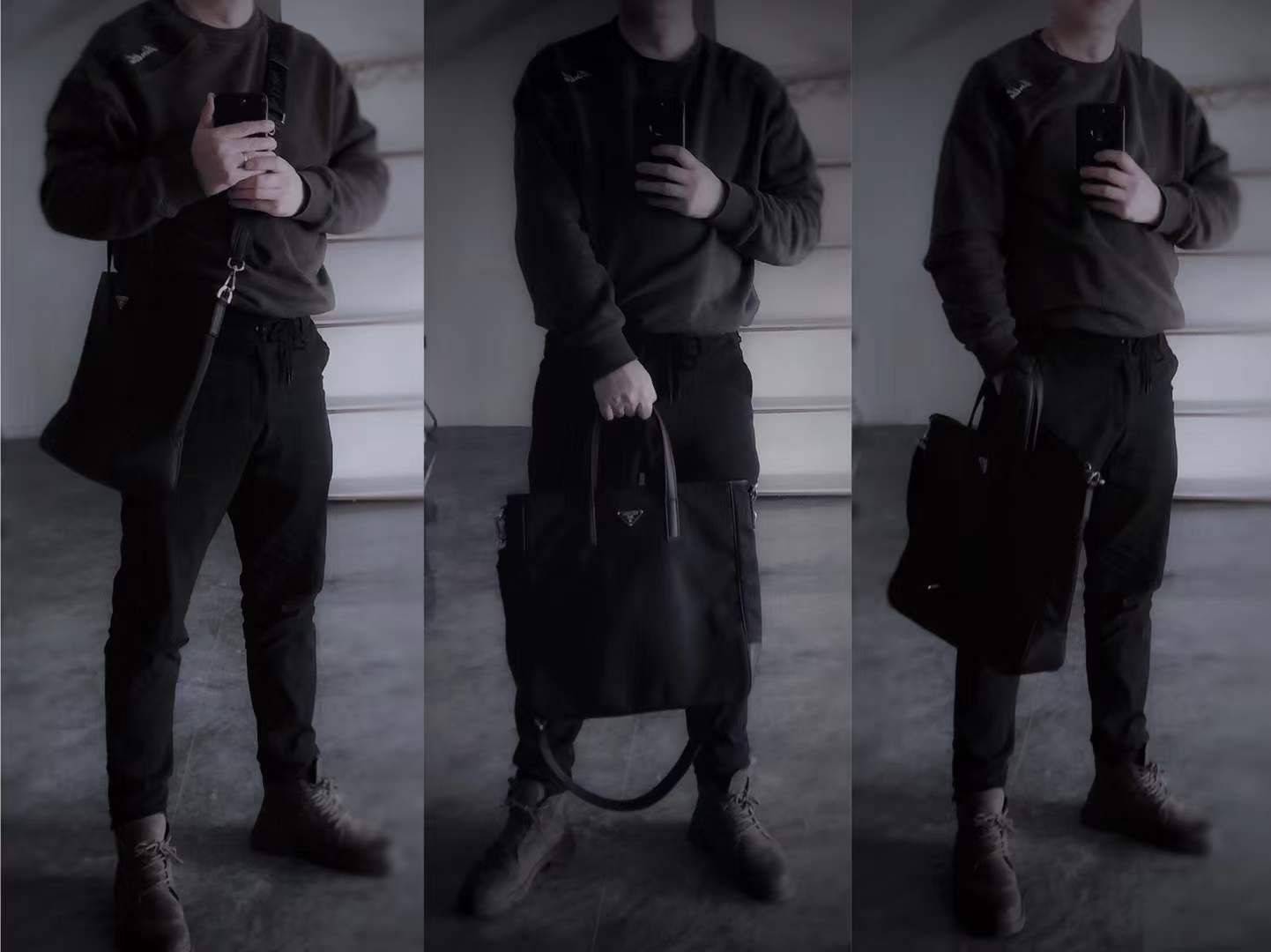 PRADA TOTE NYLON BAG งานใบใหญ่สำหรับคนชอบพกของเยอะมาแล้วค่า เป็นกระเป๋าผ้าไนล่อน ตั้งอยู่ทรงสวย หลงรักเลยคะ สะพายไหล่ได้ ถือก็สวยๆ ใช้แล้วสวยมากๆ