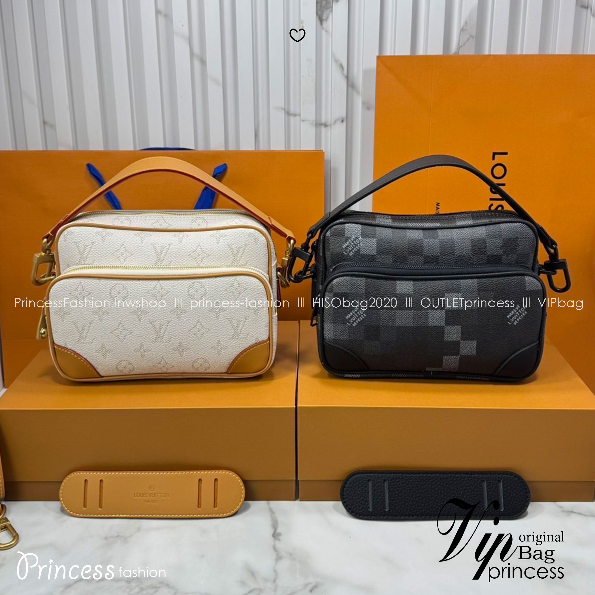 ORI หนังแท้ | LV Nil Messenger Bag / Nil D16 / Nil G71 กระเป๋าสะพายทรงแมสเซ็นเจอร์ พร้อมพอคเก็ตซิปหน้า และหูจับถอดได้ ถือเป็นคลัทเท่ๆ ได้เลย มาพร้อมรองบ่า/สายสะพายถอดได้ สะดวกใช้งาน