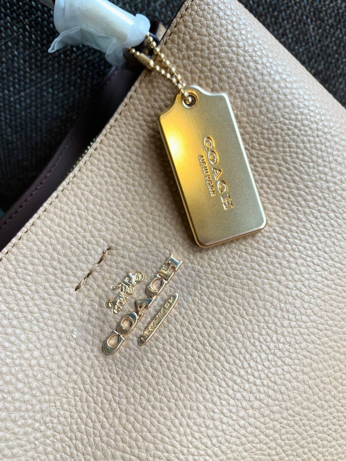 ถังใหญ่พร้อมส่งแล้วค่าา ห้ามพลาด❗️ COACH TOWN BUCKET BAG((91122)) 📣พร้อมส่ง ไซด์ที่สาวๆรอคอยค่ะ! ✔️กระเป๋าทรงถังใบใหญ่ สุดฮิตอีกรุ่นที่สาวๆต้องมีติดตัว ✔️หนังแท้ หนังจริงสวยมาก นิ่มมือดีด้วยนะคะ