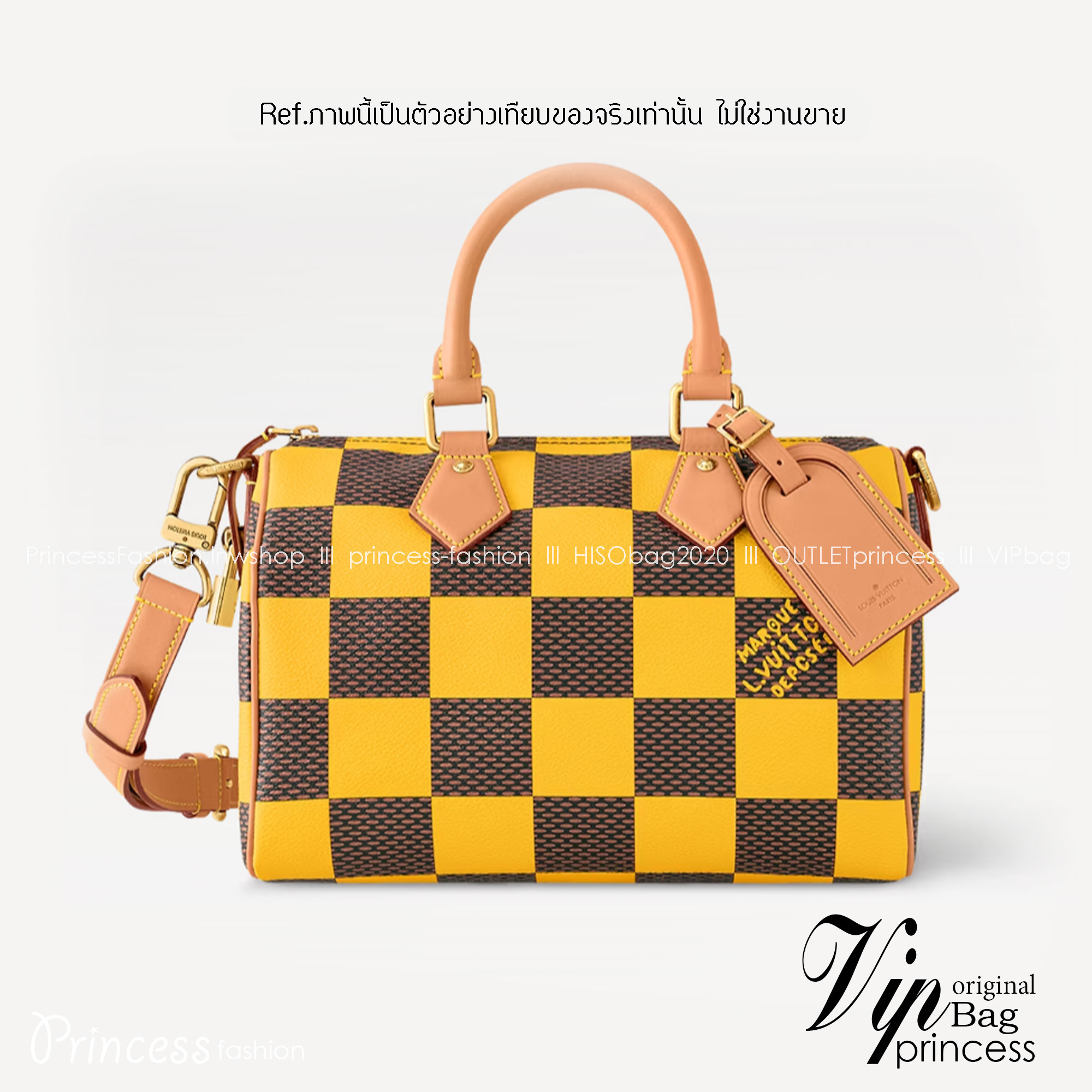 LV Speedy 25 Bandoulière Damier Pop กระเป๋าสะพายสปีดี้สีใหม่ Jaune Mat ราพุ่งไปแล้ว หลังจากตะลิชถือ รีบจับจองนะคะ ล็อทหน้าราคาอับแน่นอนเลยค่า