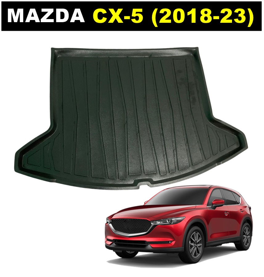 ถาดท้ายรถ MAZDA CX-5 2018-23 สวยงาม ทนทาน เข้ารูป ป้องกันน้ำ กันฝุ่น กันเปื้อน