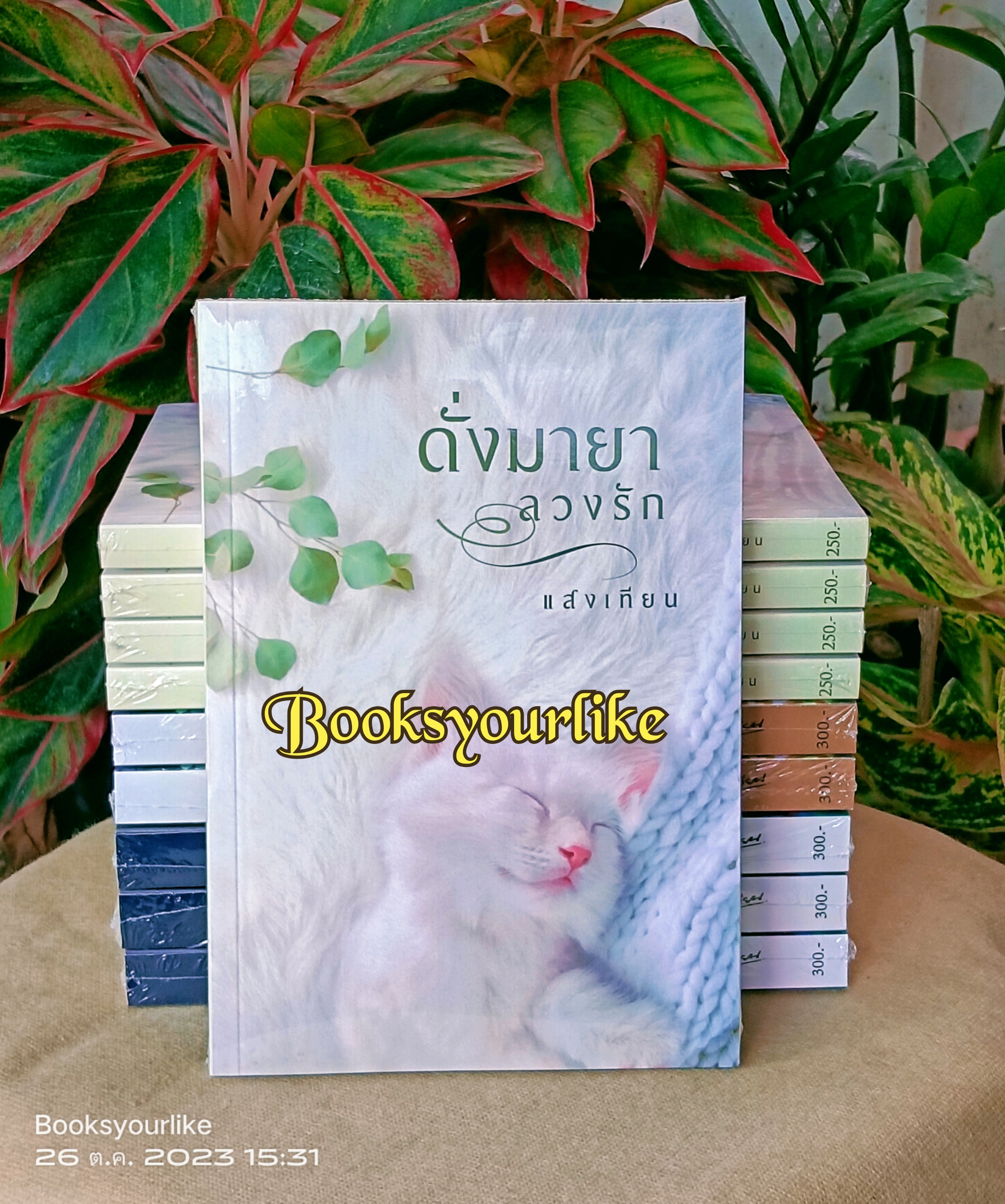 ส่งฟรี,ดั่งมายาลวงรัก,ผู้แต่ง,แสงเทียน,นิยายรักทำมือโรแมนติก แนะนำค่ะ