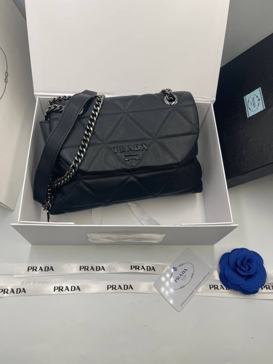 VIP 】PRADA Nappa Leather Prada Spectrum Bag หนังแท้ พร้อมส่งที่ไทย