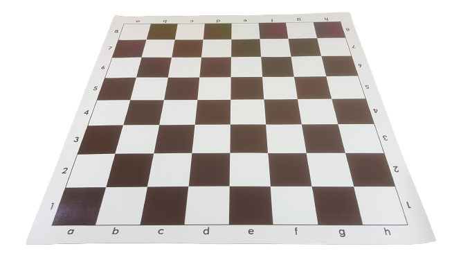 กระดานหมากรุกผ้าPVCม้วนพกพาขนาดช่อง 5.7x5.7 cm.