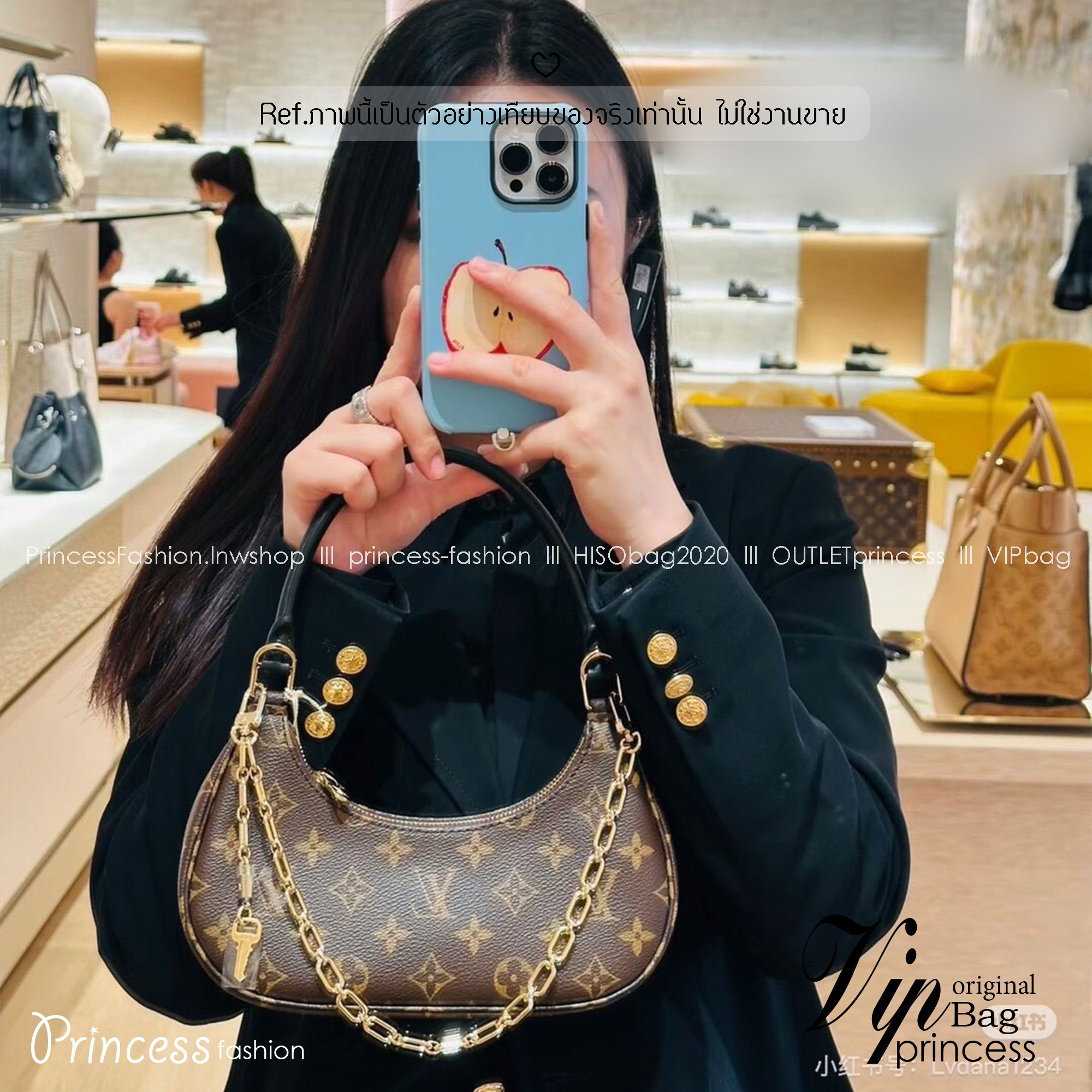 LV Catchy PM bag กระเป๋าสะพายทรงโฮโบหูจับในตัว ดีไซน์ใหม่ ยังคงเอกลักษณ์ ดีไซน์ลวดลายโมโนแกรมเรียบหรู สวยจับต้องได้ เก๋มากๆ เพิ่มกิมมิกแต่งสายและพวงกุญแจโซ่สีทองโดดเด่น