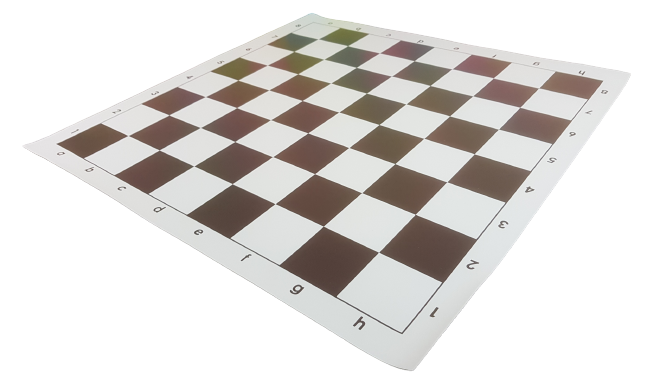 กระดานหมากรุกผ้าPVCม้วนพกพาขนาดช่อง 5.7x5.7 cm.