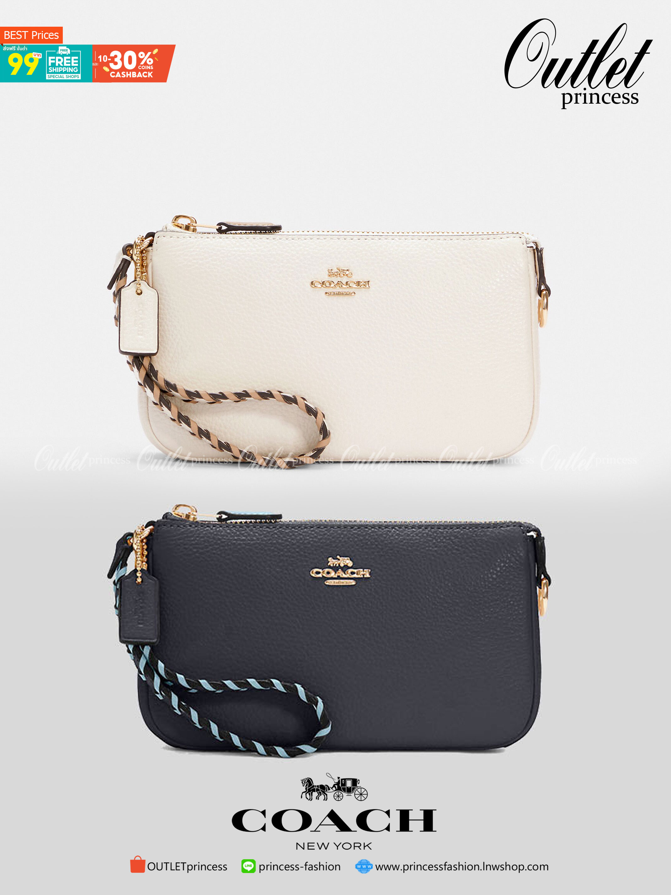 COACH C4233 NOLITA 19 WITH WHIPSTITCH คอลเลคชั่น rare item น่ารักน่าใช้ ในสไตล์คลาสสิค กระเป๋าทรงพอชขนาดมินิ ที่สามารถสะพายไหล่ และกึ่งคล้องมือใช้ได้ 2 สไตล์ ปรับสายให้มาเกี่ยวฝั่งเดียวเพื่อใช้เป็นคล้องมือ หรือปรับเกี่ยวอีกฝั่งใช้คล้องแขน คล้องไหล่ก็เก๋มา
