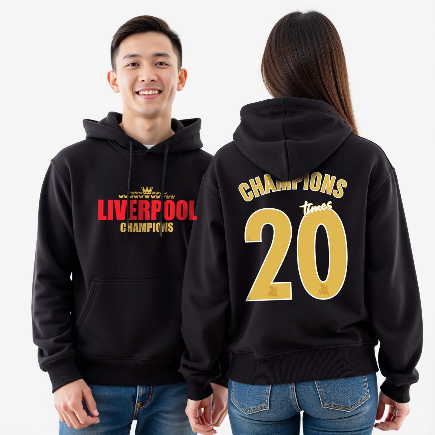 เสื้อฮูดลิเวอร์พูล แชมป์ลีก 20 สมัย | CHAMPIONS 20 Times เสื้อแฟนบอล Liverpool ของสะสมปี 2025