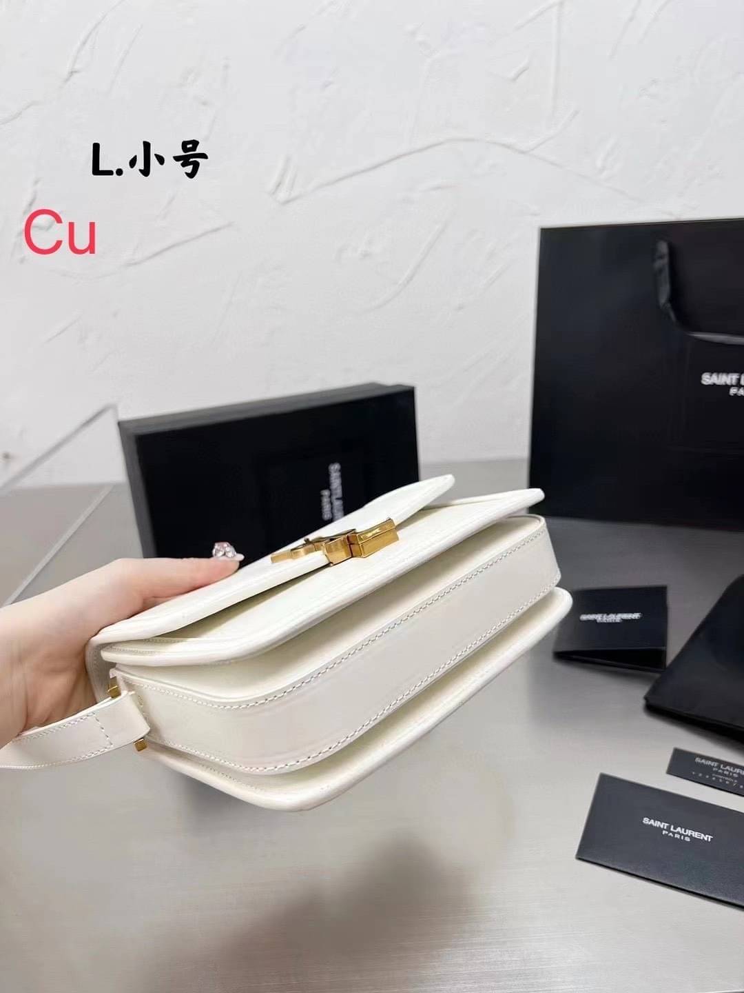 YSL Solferino Leather Shoulder Bag 9" คอลเล็คชั่นน้องโรเซ่ ROSE BP ที่สุดแห่งความคลาสสิก หนังสวยมาก กระเป๋าสะพายรุ่นที่สาวๆ ทุกคนควรมีติดตู้