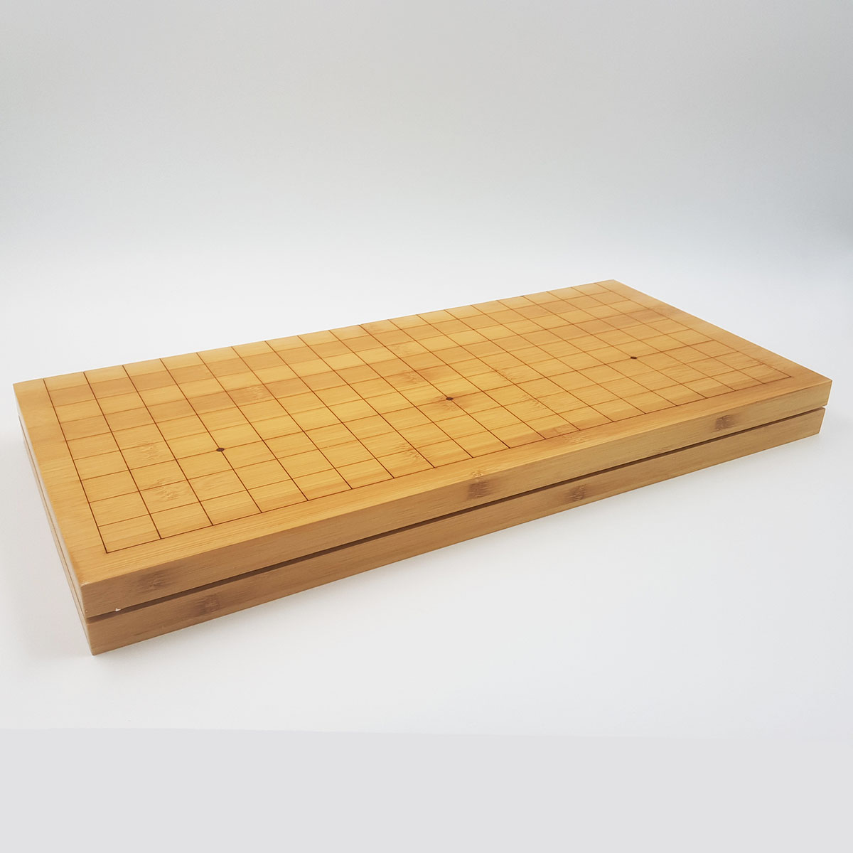 ชุดหมากล้อมกระดาน19x19เส้นพับได้หนา2cm.พร้อมเม็ดเมลามีนและโถหมากไม้Torreya