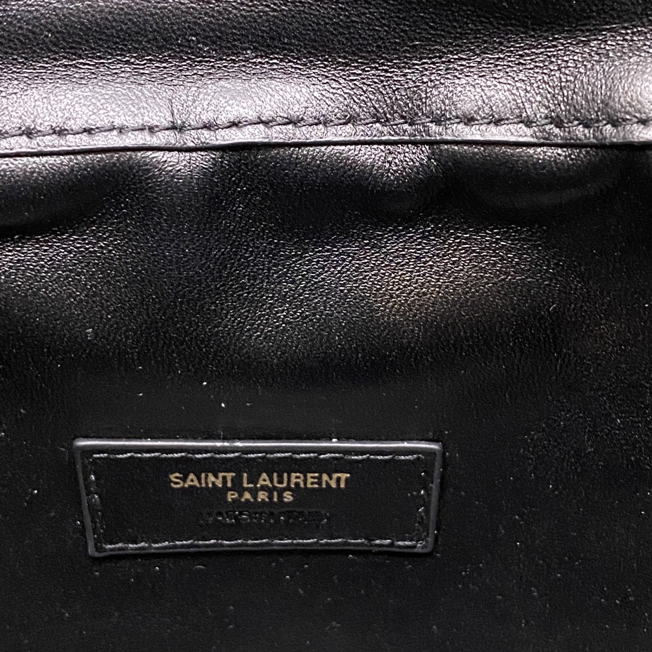 YSL GABY BUCKET BAG IN LAMBSKIN กระเป๋าสะพายทรงถัง งานหนังเต็มใบ เกรดออริ 1:1 ใช้งานต่างประเทศได้